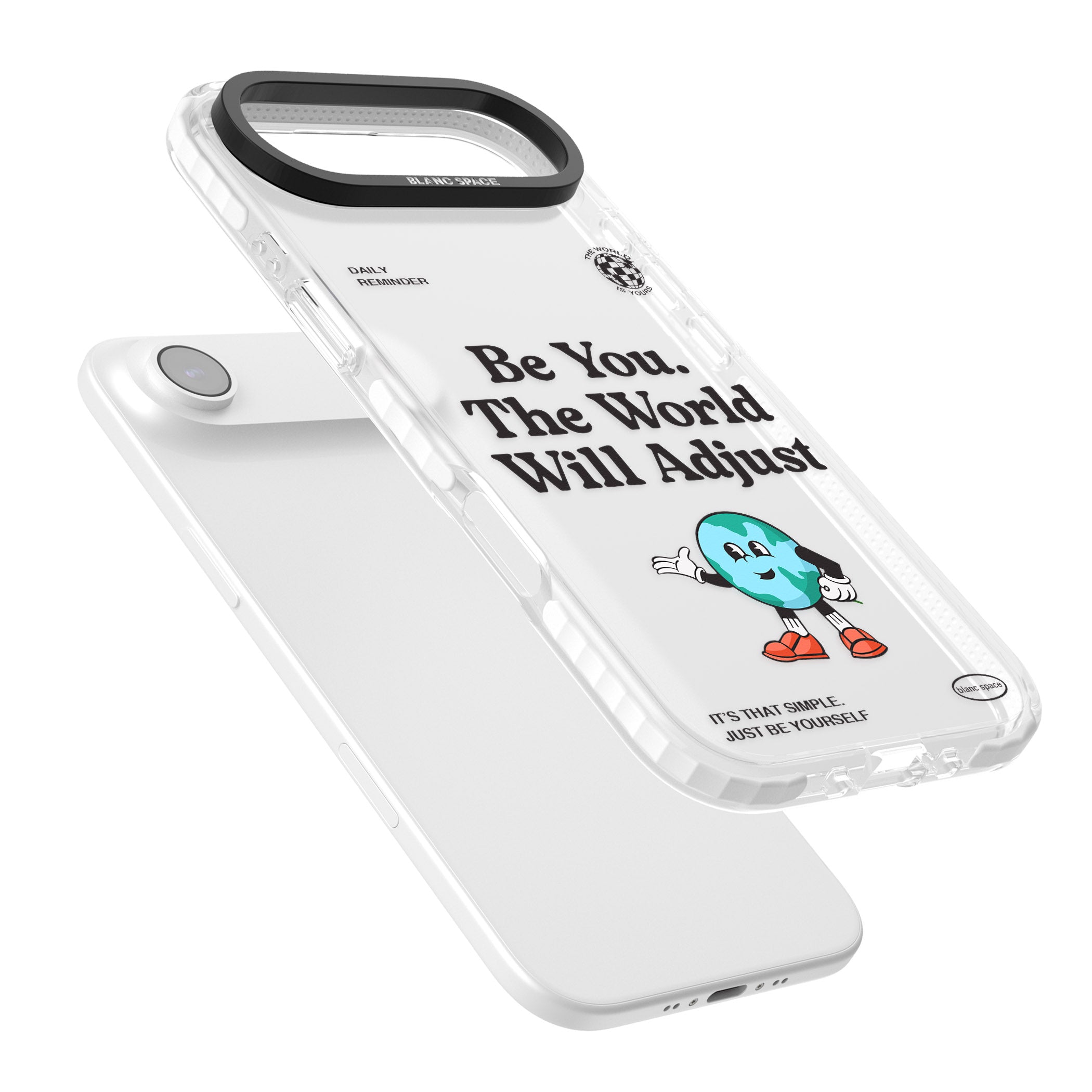 Be You The World Will Adjust iPhone 17 Air Impact Clear Phone Case Colours