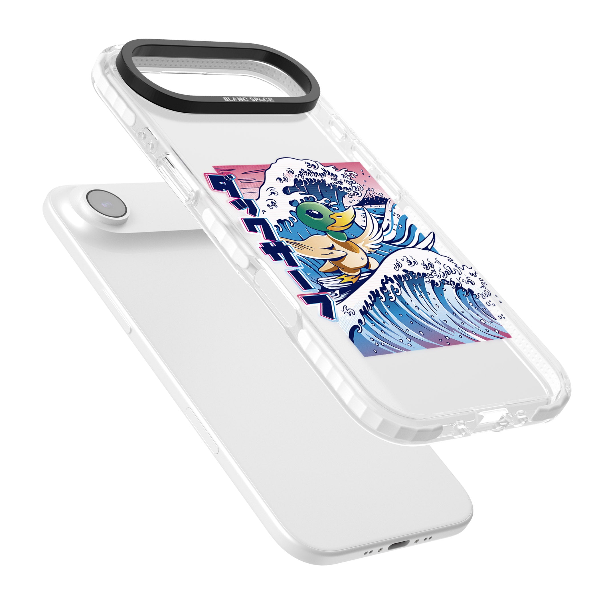 Duck Surf iPhone 17 Air Impact Clear Phone Case Colours