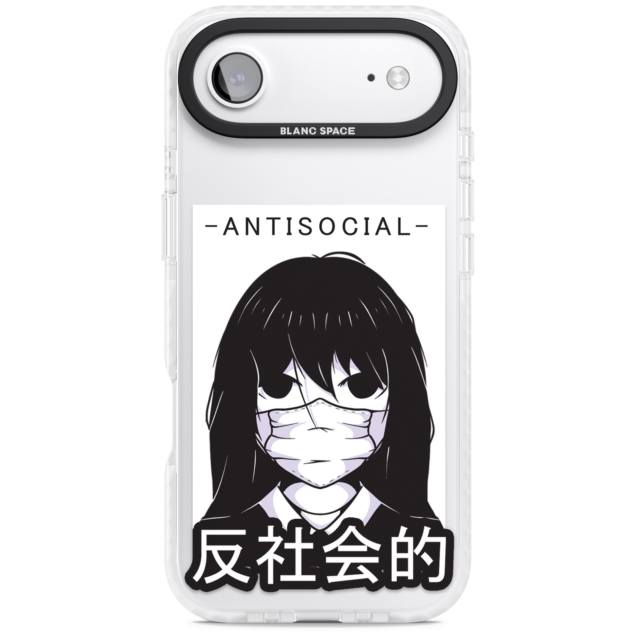 Anti Social iPhone 17 Air Impact Clear Phone Case