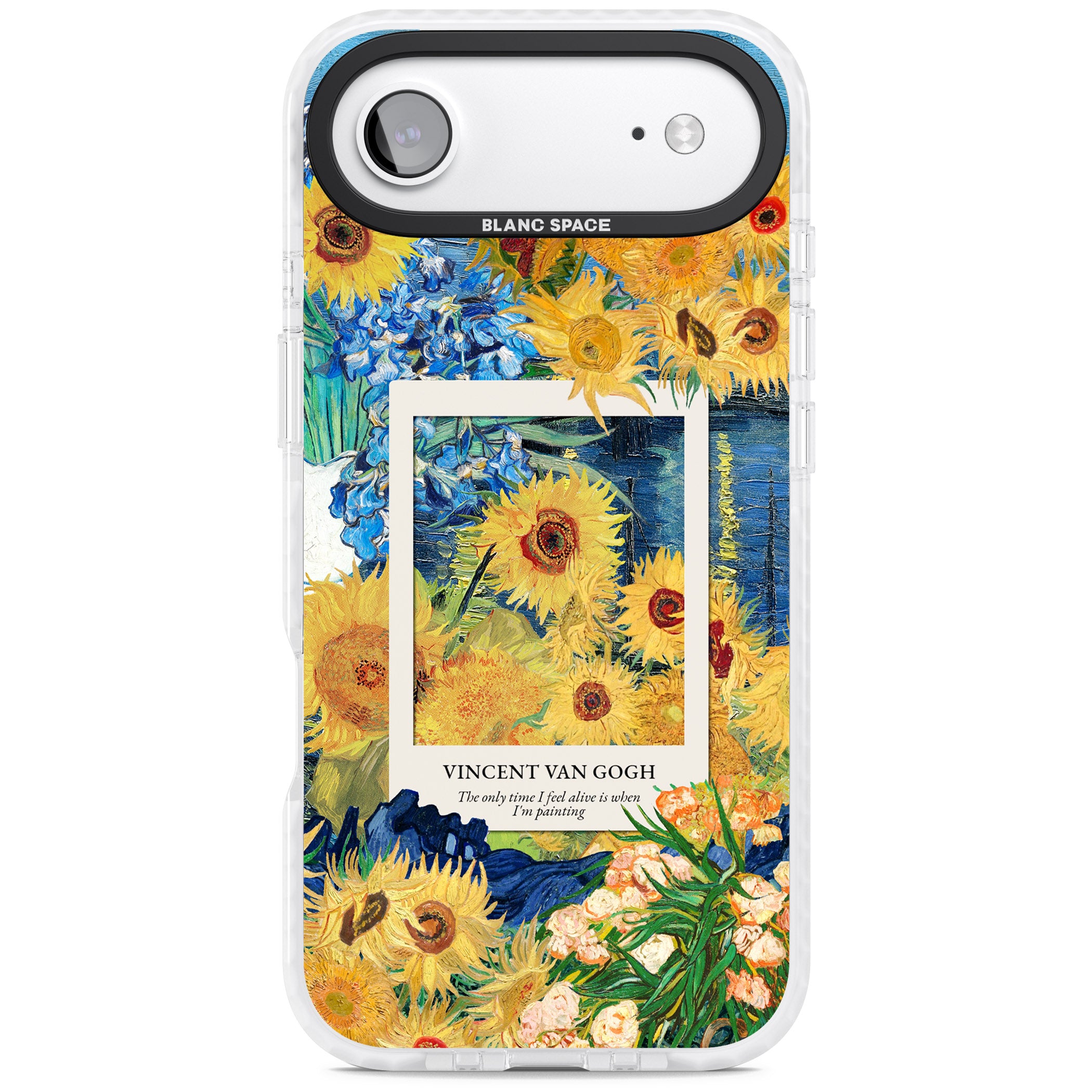 Van Gogh Sunflowers iPhone 17 Air Impact Clear Phone Case