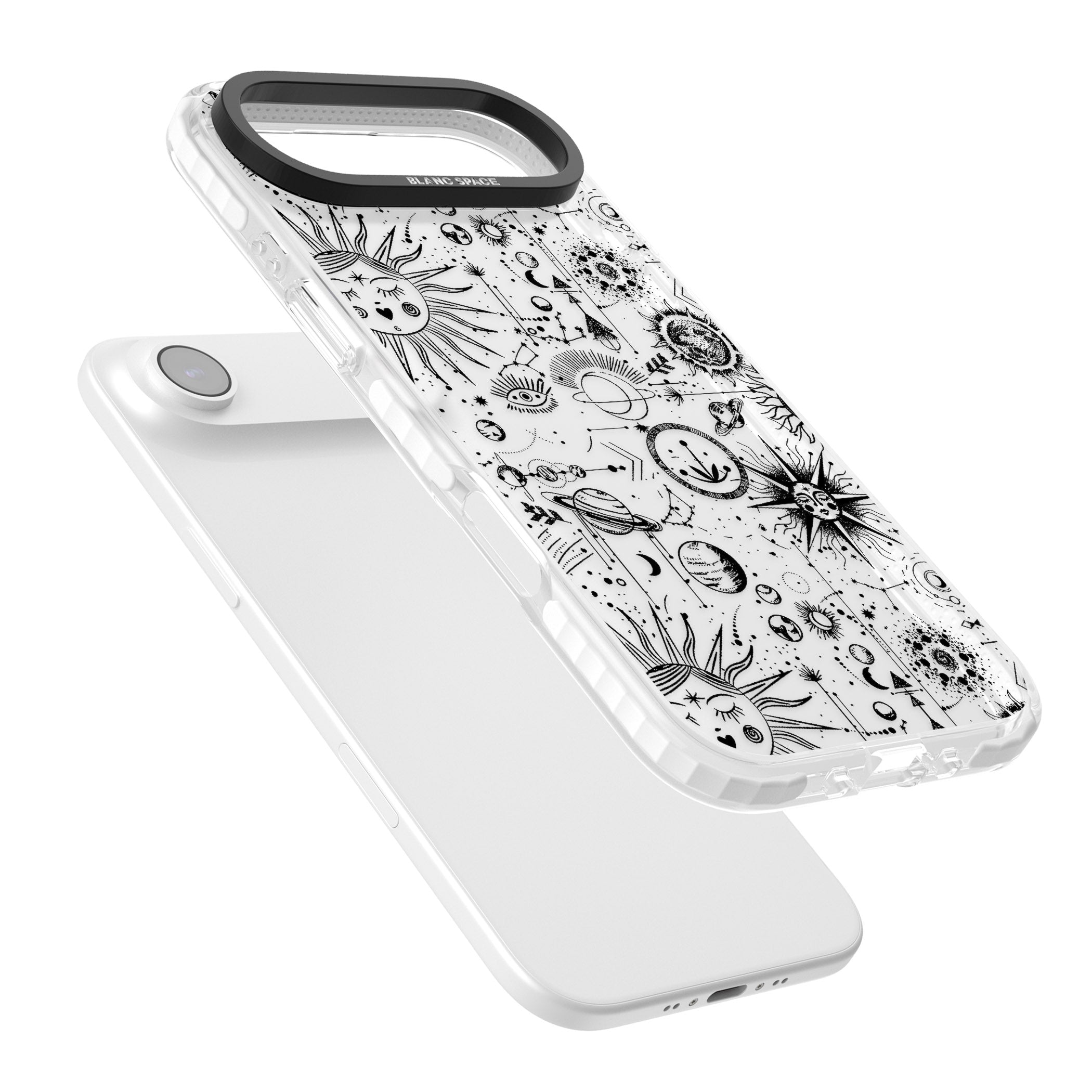 Cosmic Zodiac iPhone 17 Air Impact Clear Phone Case Colours