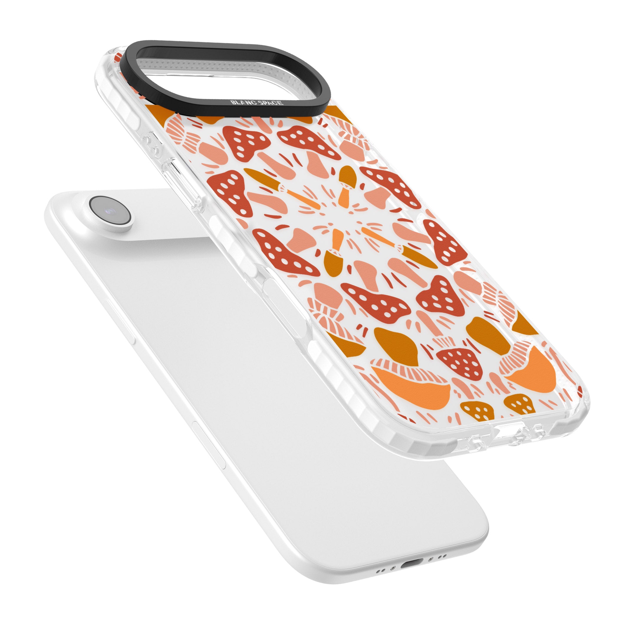 Mushroom Medley iPhone 17 Air Impact Clear Phone Case Colours