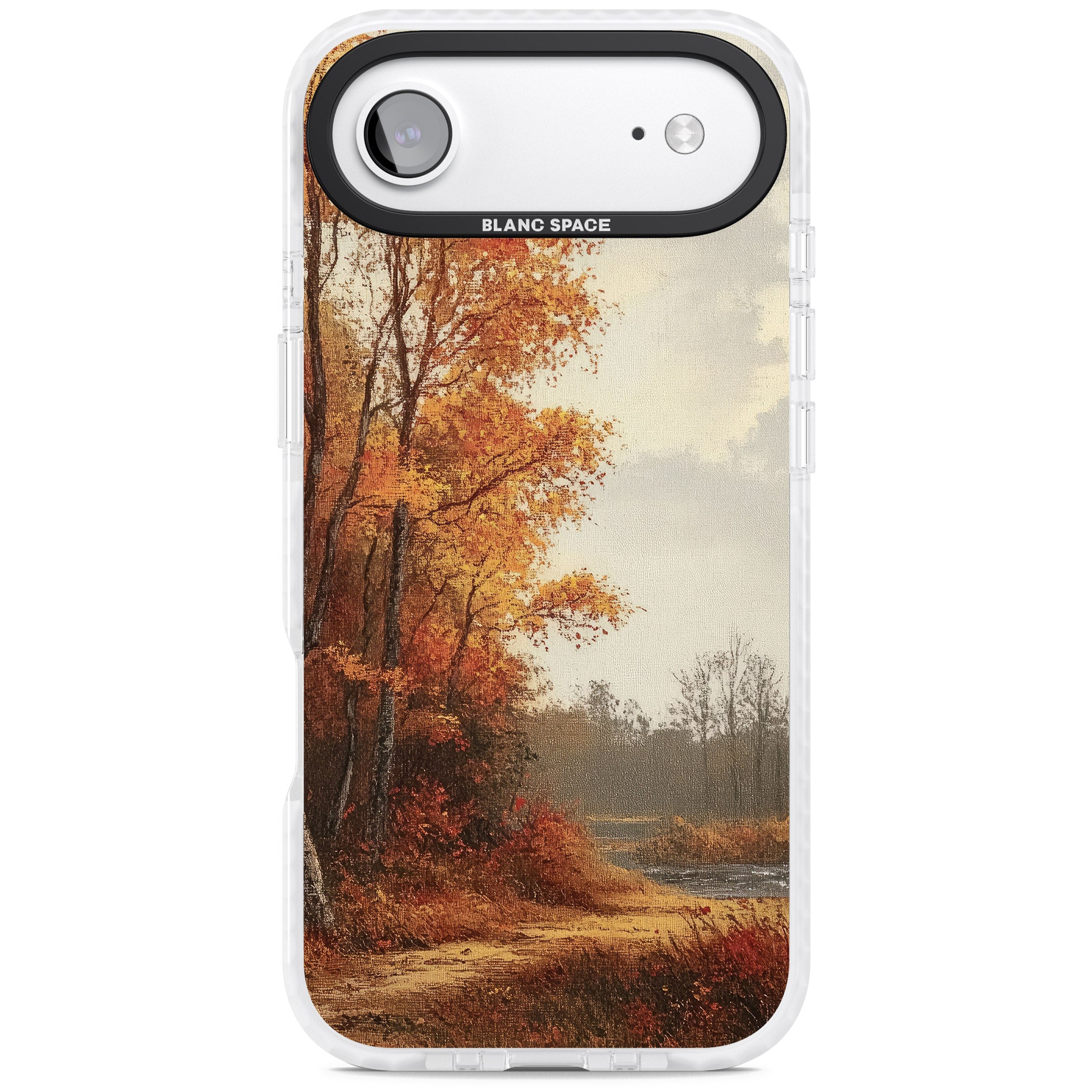 Vintage Autumn Oil Painting iPhone 17 Air Impact Clear Phone Case