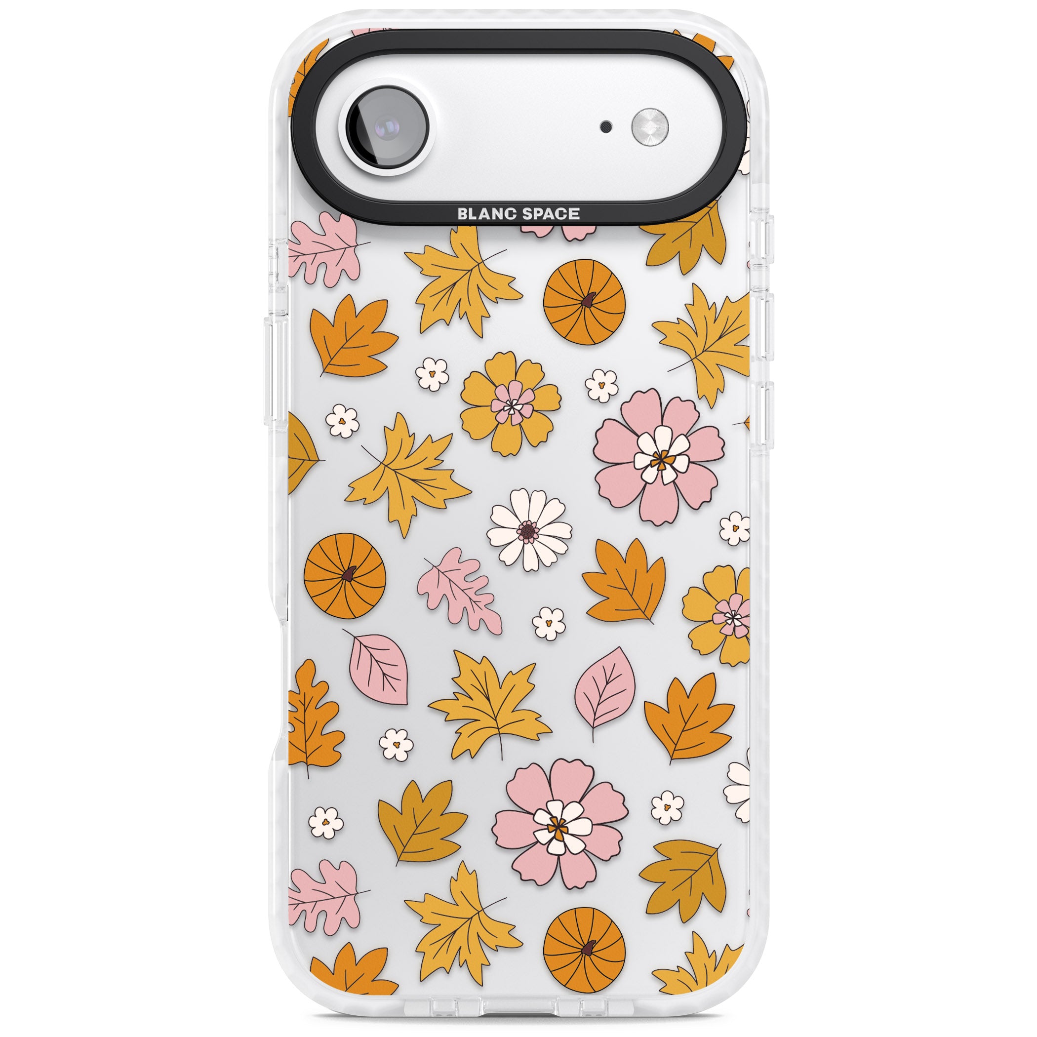 Autumn Leaves And Flowers iPhone 17 Air Impact Clear Phone Case