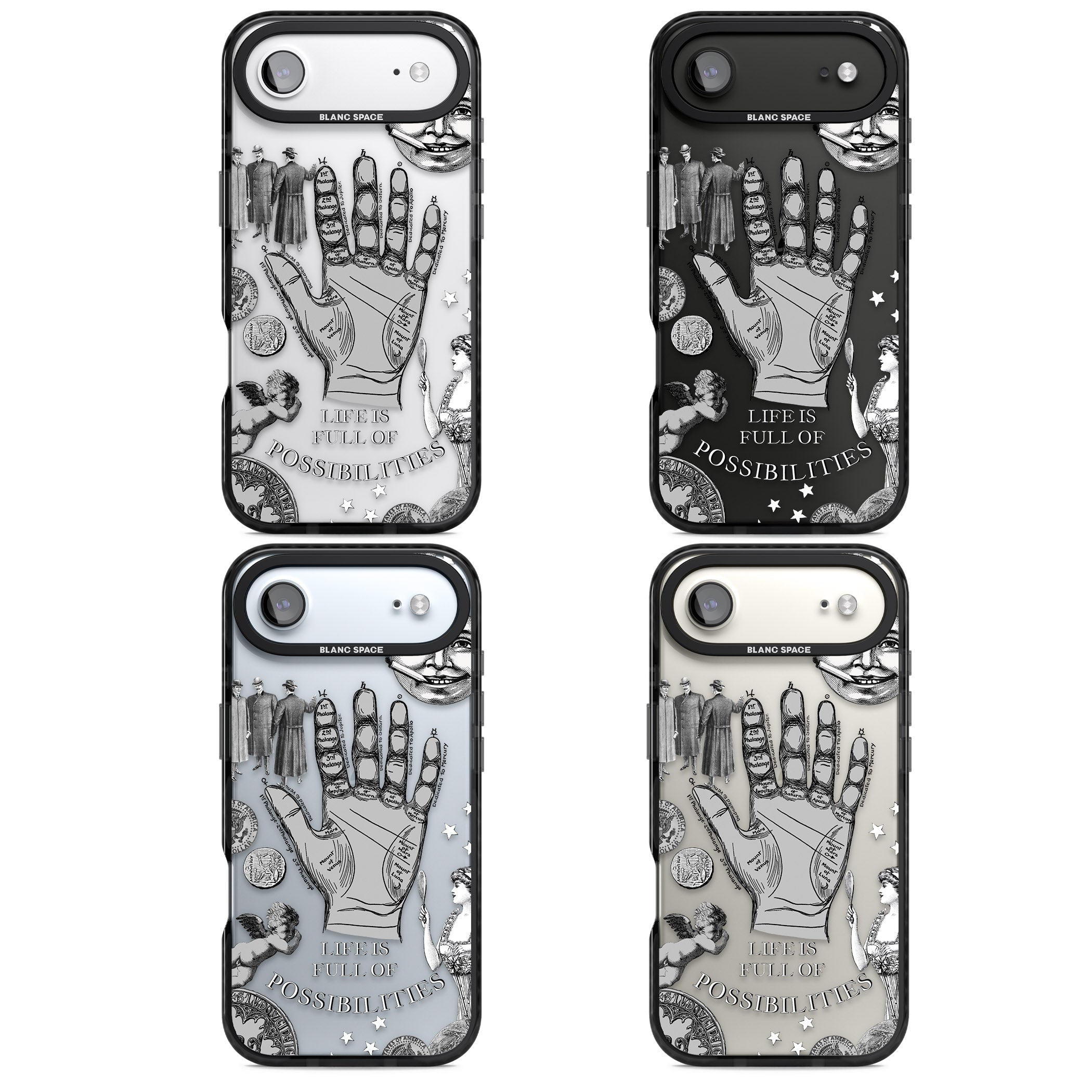 Life Is Full Of Possibilities iPhone 17 Air Impact Black Phone Case APT Impact Protection