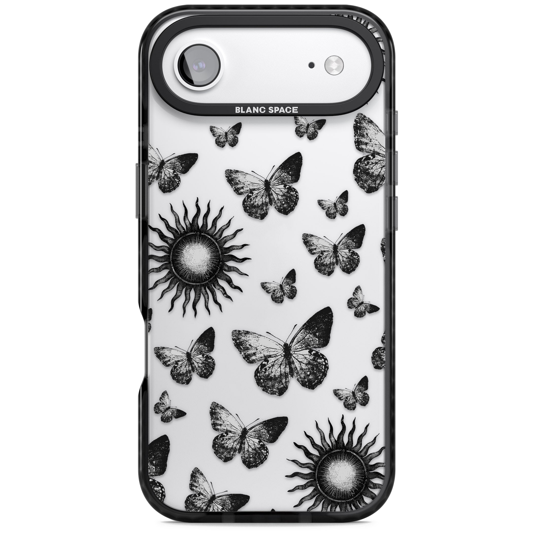 Butterflies Suns iPhone 17 Air Impact Black Phone Case