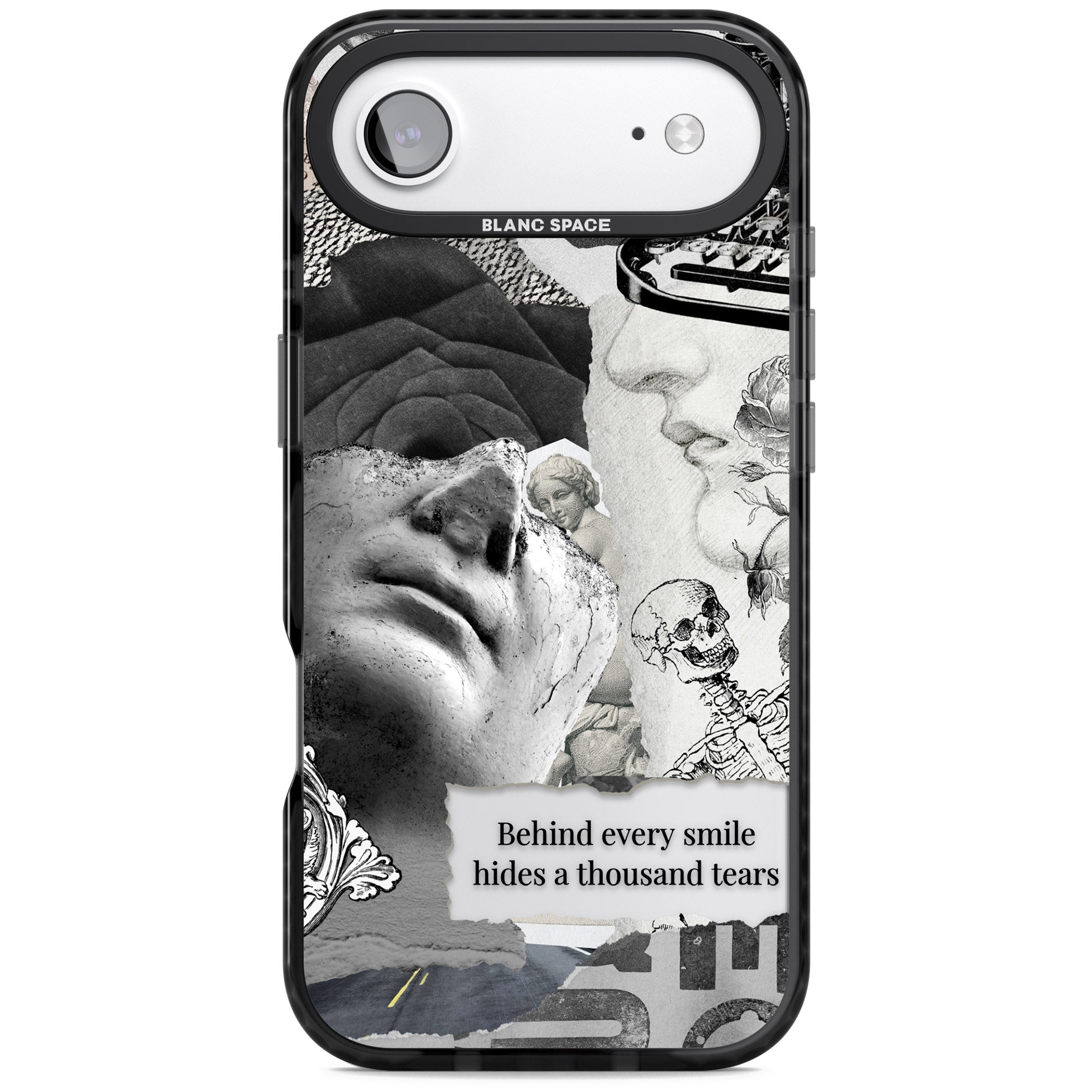 Behind Every Smile iPhone 17 Air Impact Black Phone Case