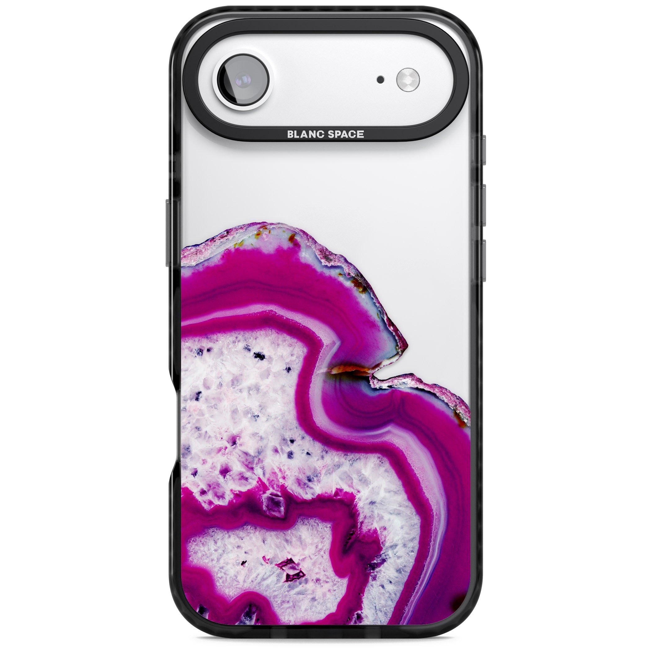 Violet Crystal Agate iPhone 17 Air Impact Black Phone Case