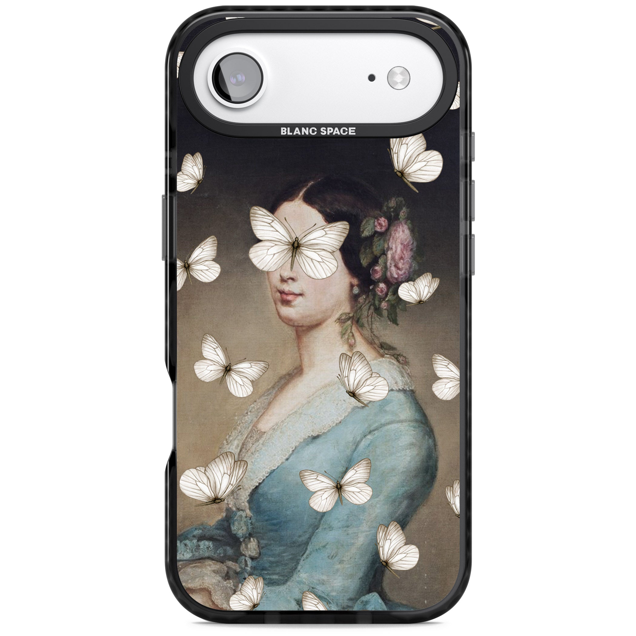 Butterfly Beauty iPhone 17 Air Impact Black Phone Case