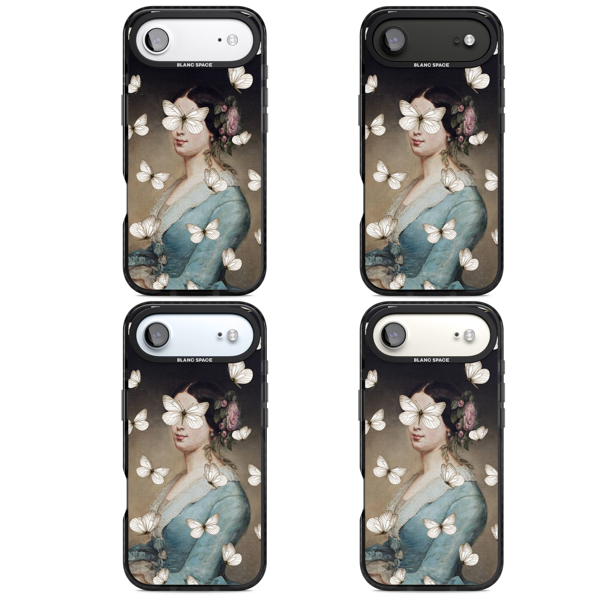 Butterfly Beauty iPhone 17 Air Impact Black Phone Case APT Impact Protection