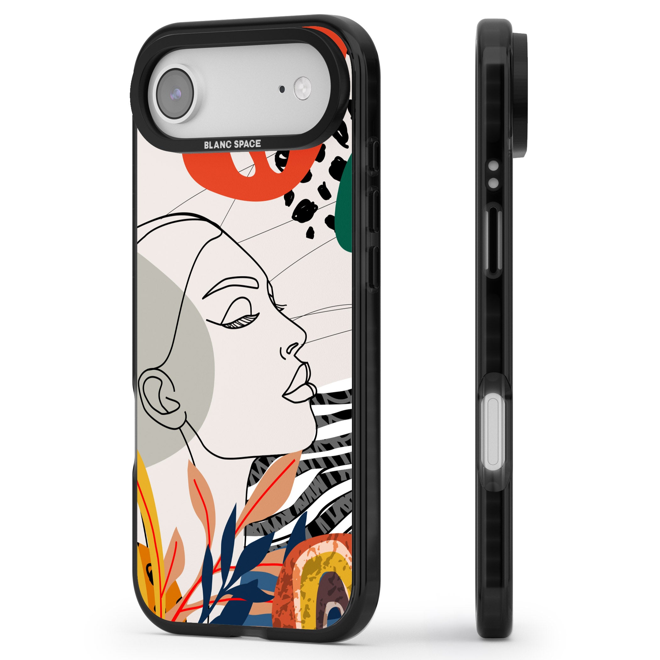 Girl Gone Wild iPhone 17 Air Impact Black Phone Case Side Profile