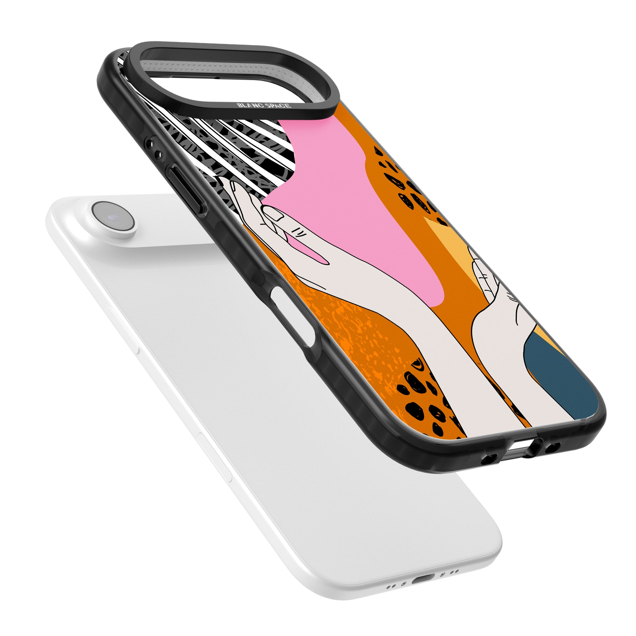 Abstract Vibes iPhone 17 Air Impact Black Phone Case Colours