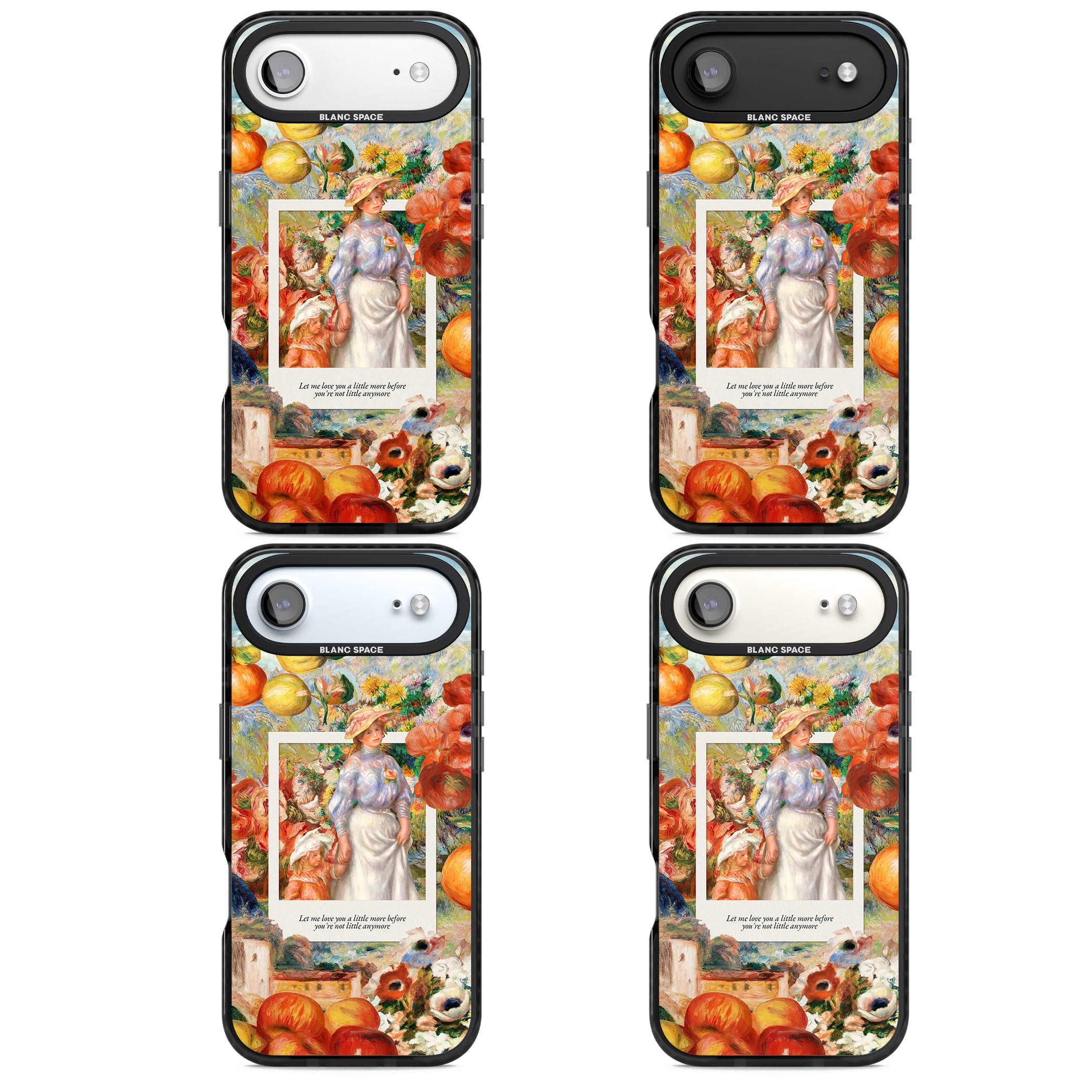 Renoir Mother & Child iPhone 17 Air Impact Black Phone Case APT Impact Protection