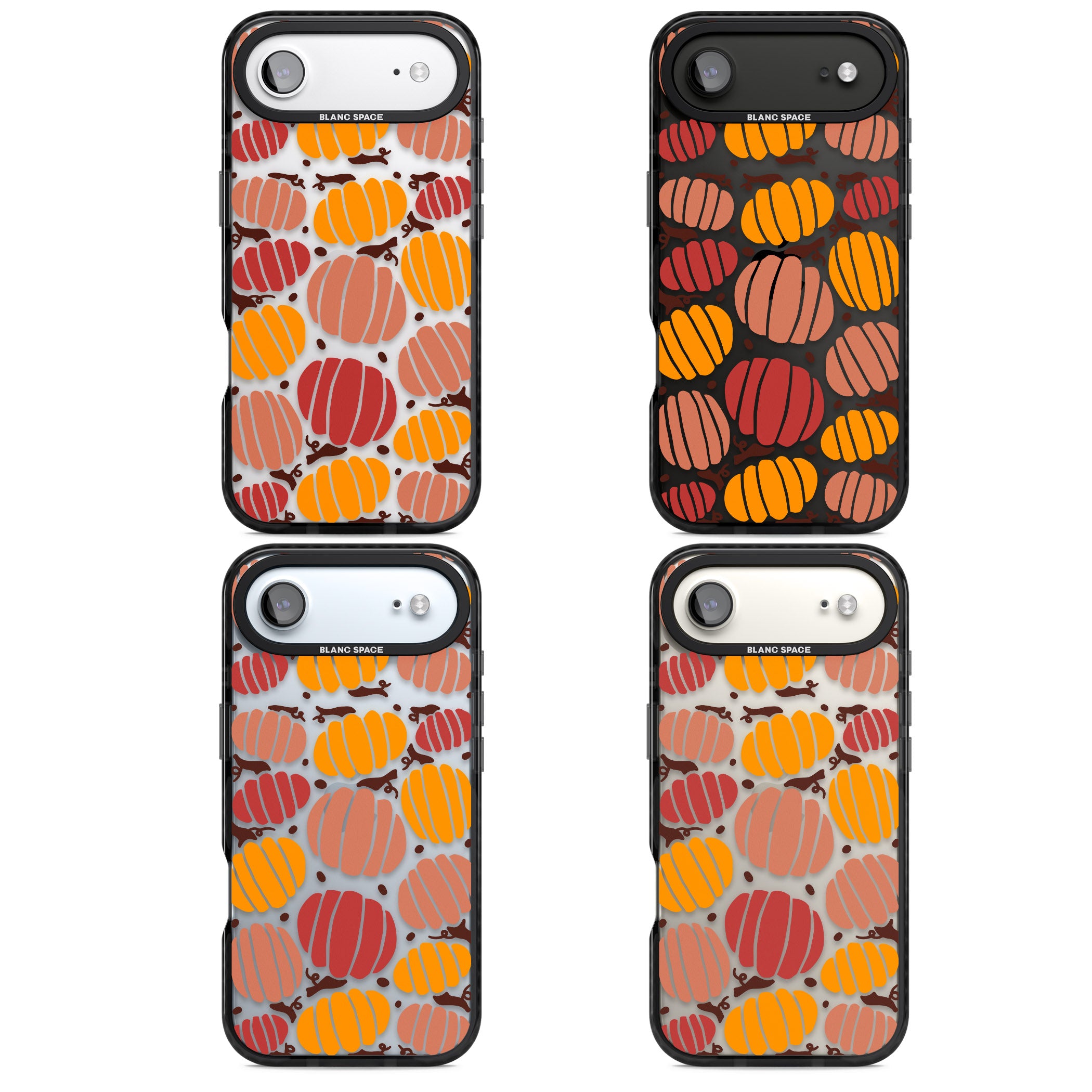 Autumn Pumpkin Patch iPhone 17 Air Impact Black Phone Case APT Impact Protection