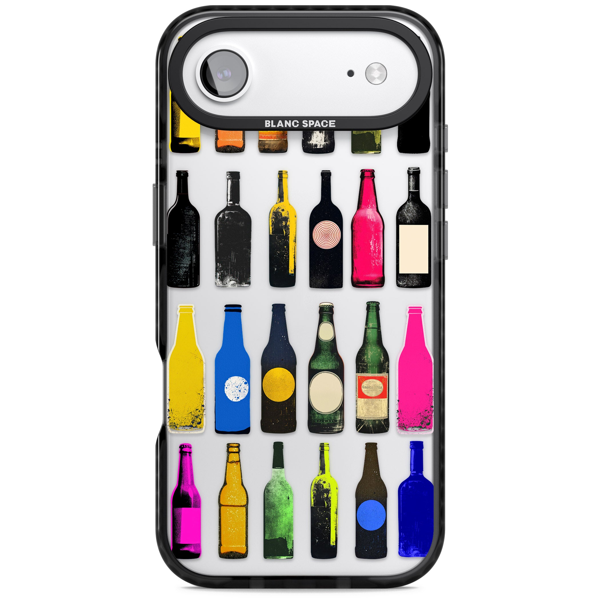 Glass Bottles iPhone 17 Air Impact Black Phone Case