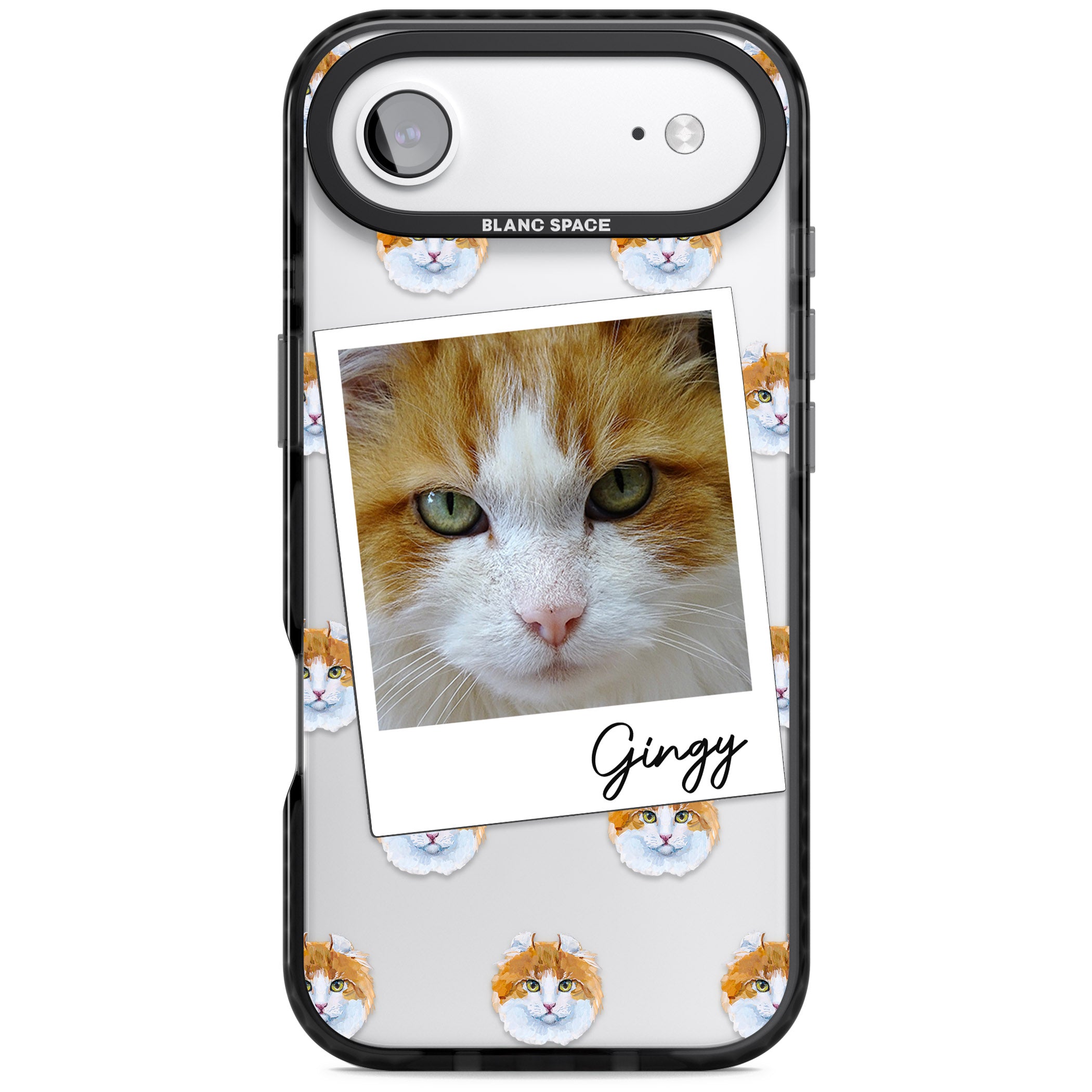 Personalised American Curl Photo iPhone 17 Air Impact Black Phone Case