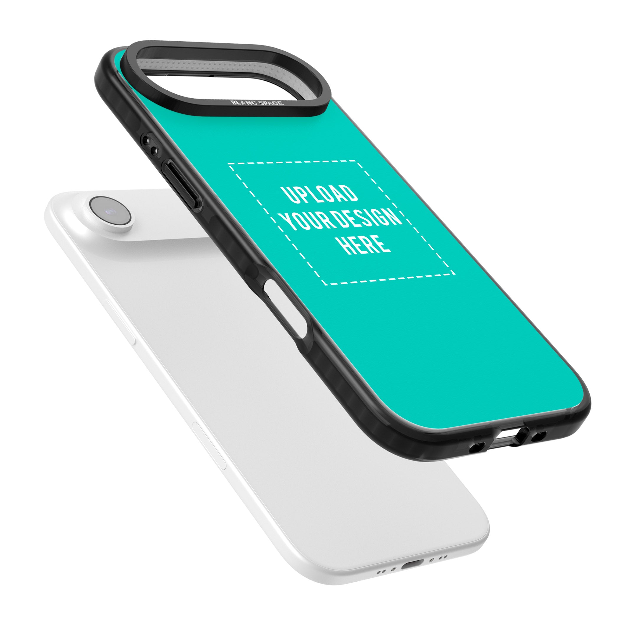 Personalised Personalise Your Own Design iPhone 17 Air Impact Black Phone Case Colours