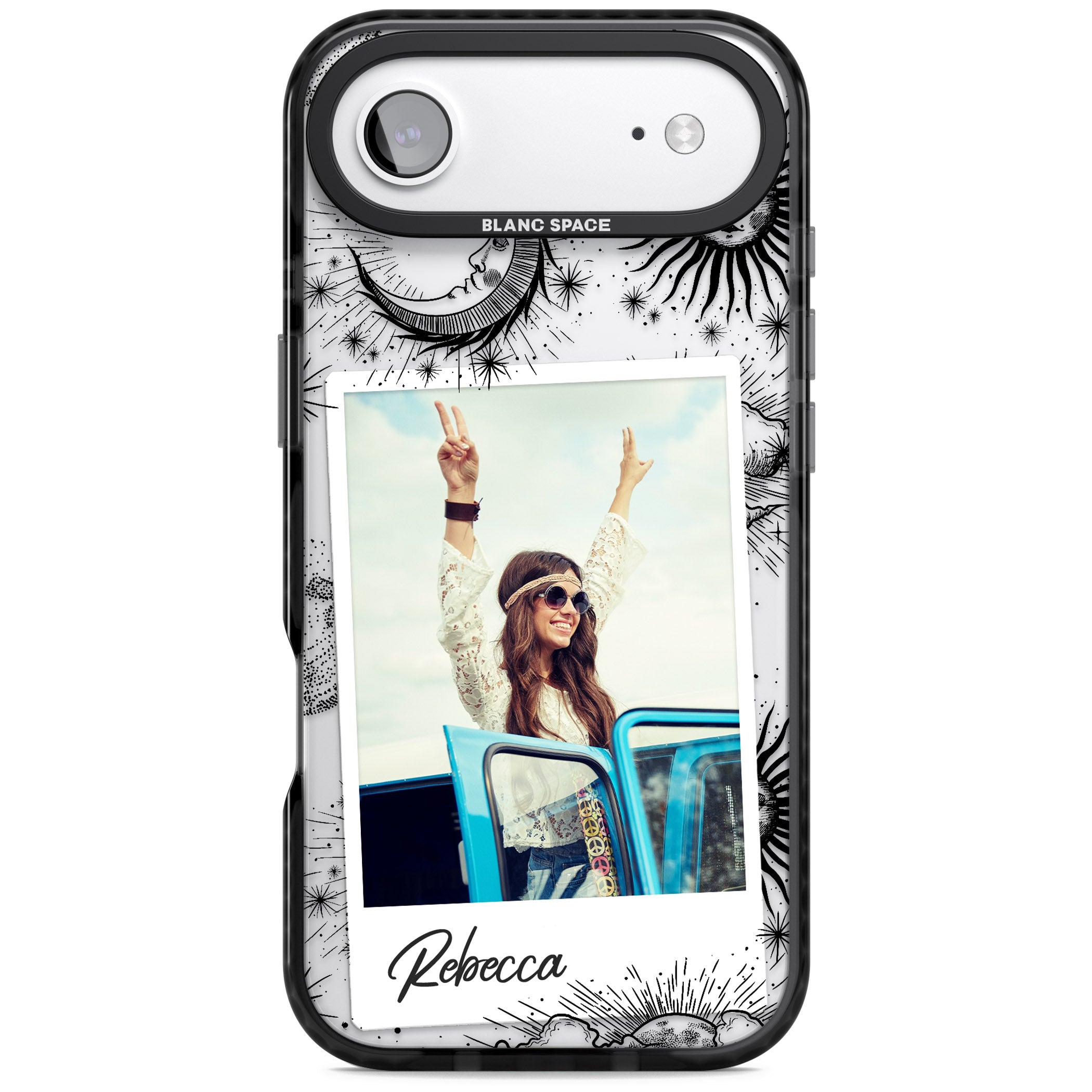 Personalised Astrology Instant Photo iPhone 17 Air Impact Black Phone Case