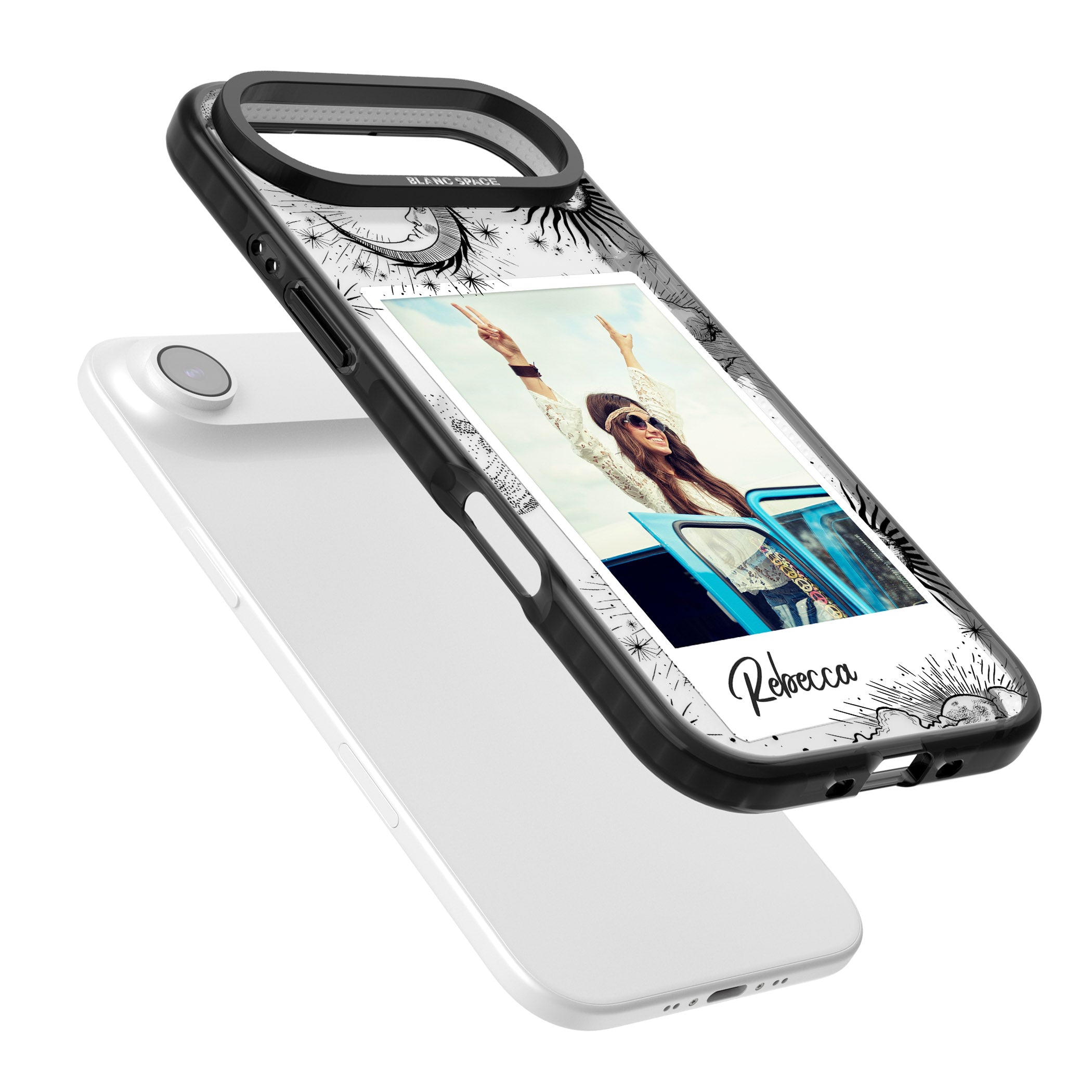 Personalised Astrology Instant Photo iPhone 17 Air Impact Black Phone Case Colours