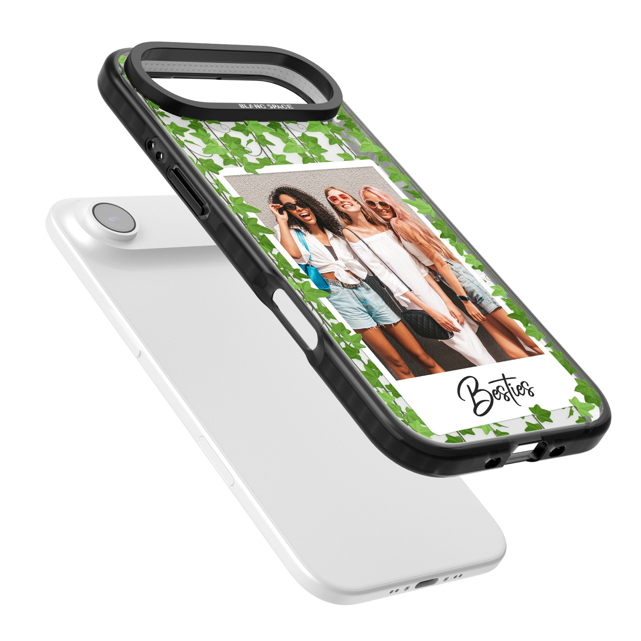 Personalised Ivy Vine Instant Photo iPhone 17 Air Impact Black Phone Case Colours