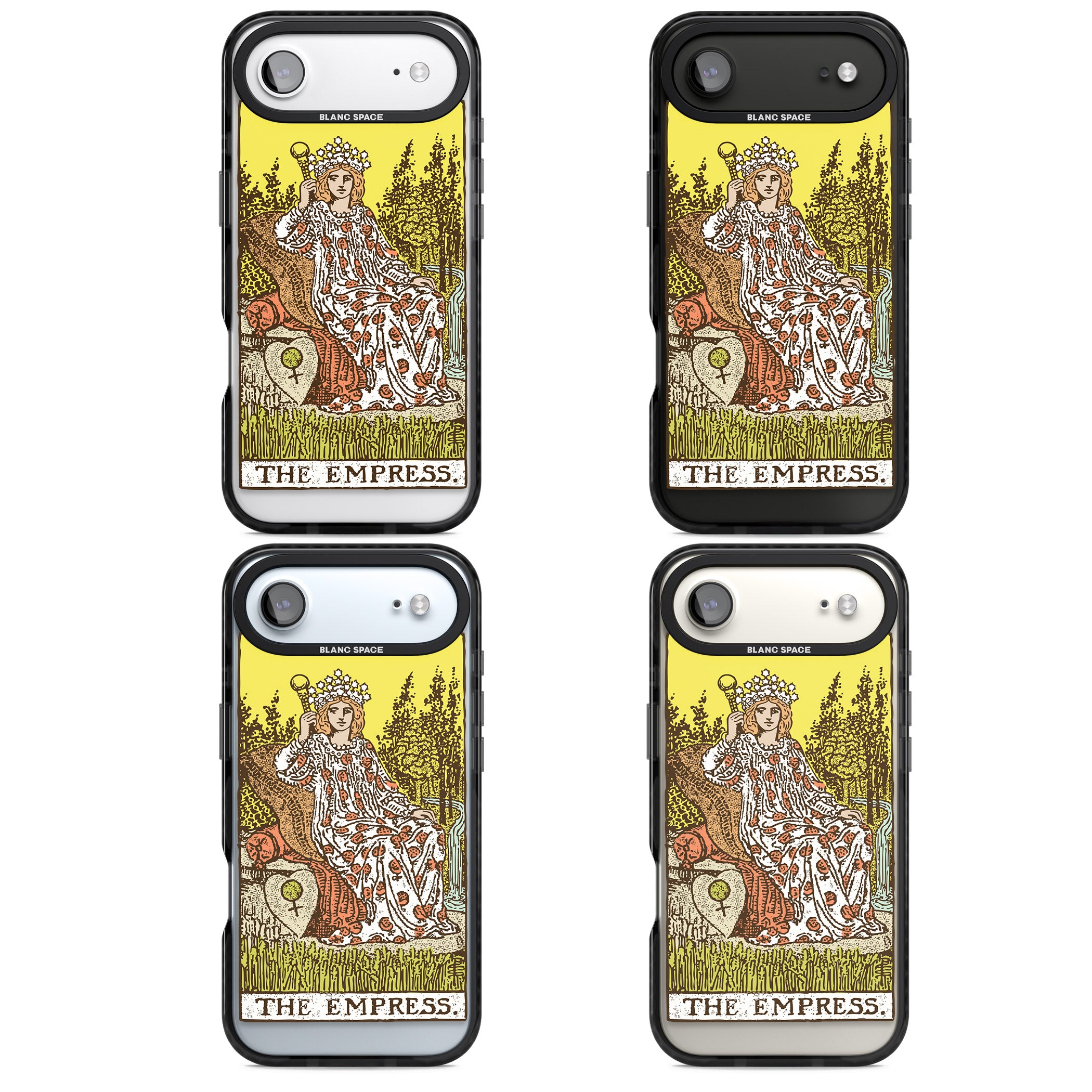 Personalised The Empress Tarot Card (Color) iPhone 17 Air Impact Black Phone Case APT Impact Protection