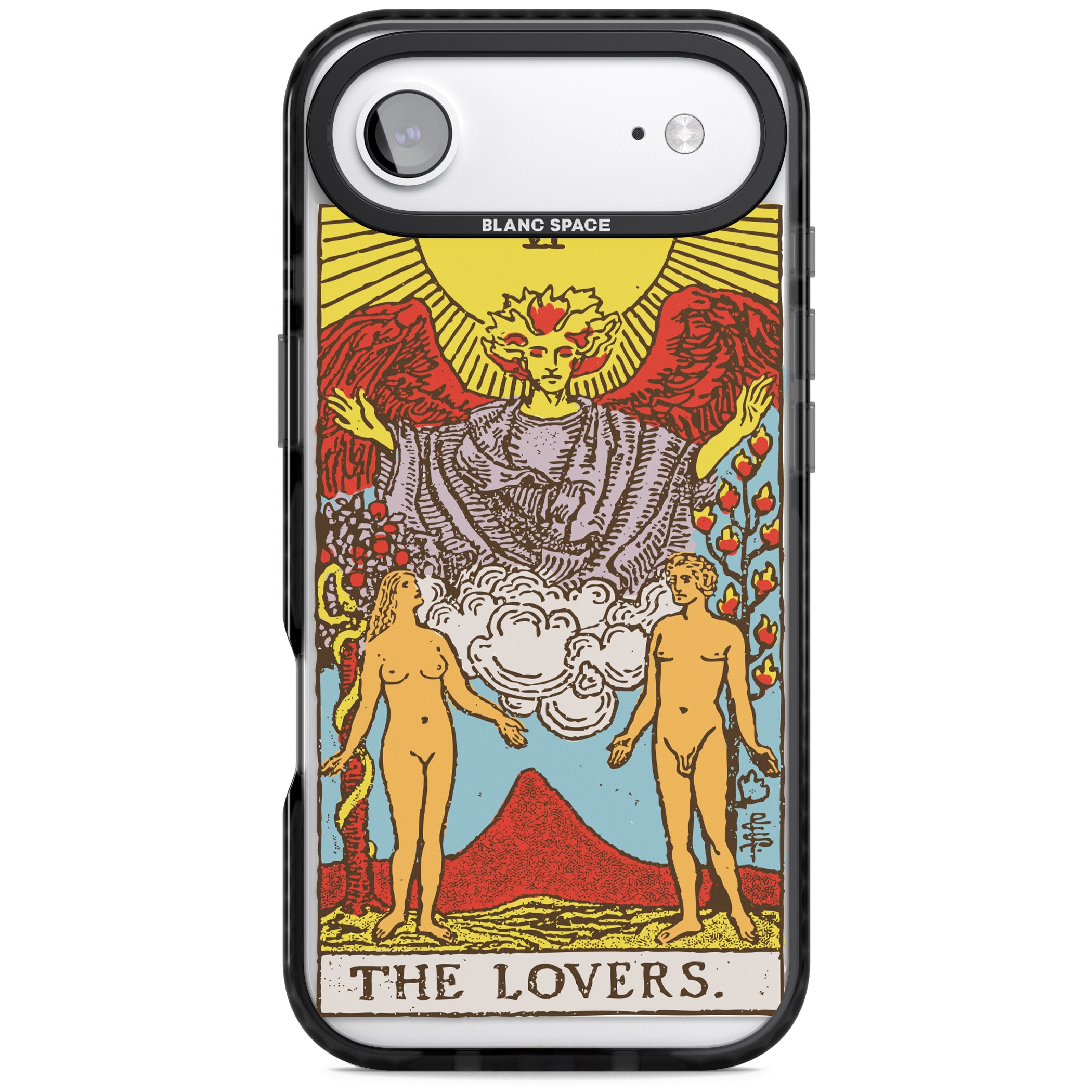 Personalised The Lovers Tarot Card (Color) iPhone 17 Air Impact Black Phone Case