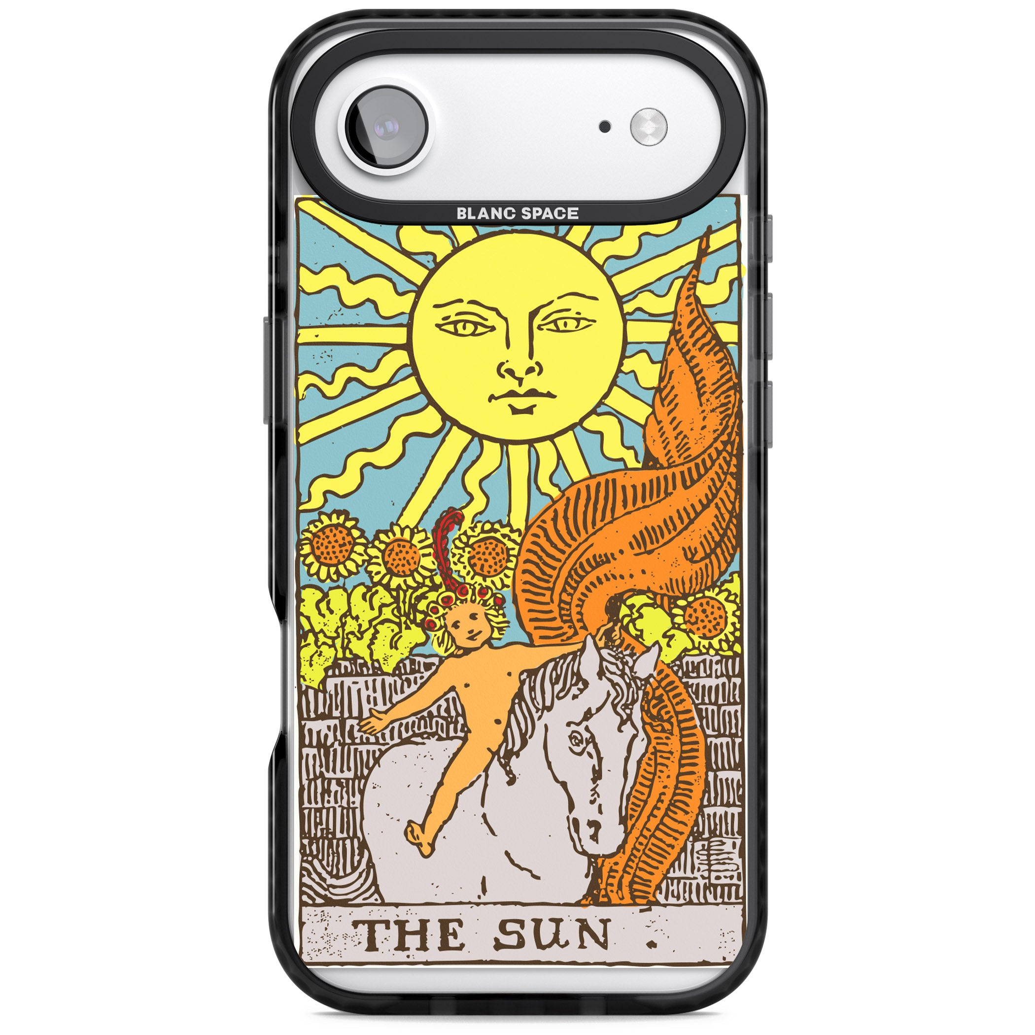 Personalised The Sun Tarot Card (Color) iPhone 17 Air Impact Black Phone Case
