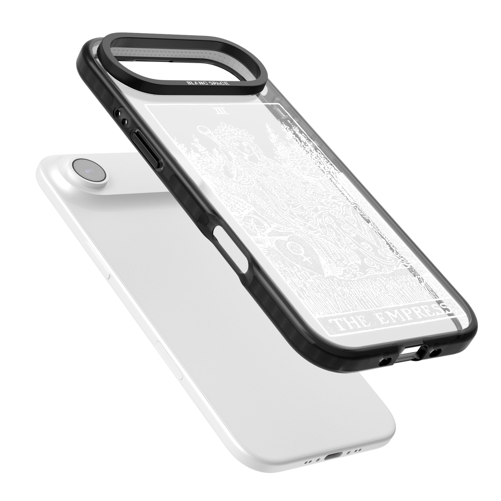 Personalised The Empress Tarot Card (White) iPhone 17 Air Impact Black Phone Case Colours