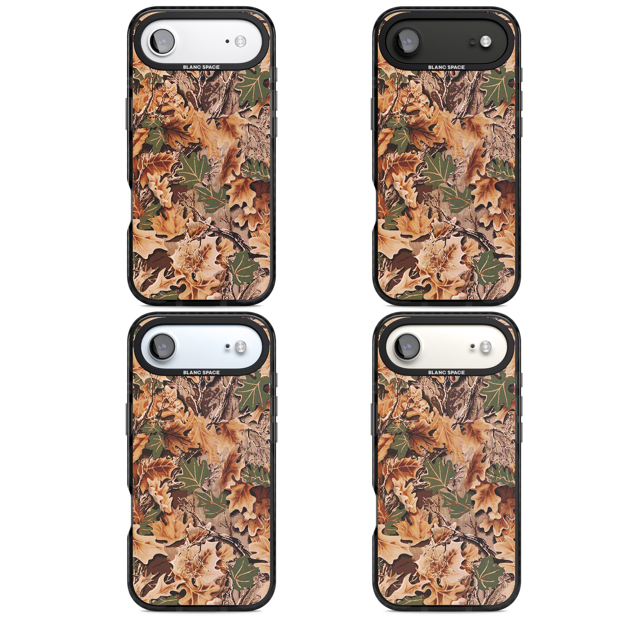 Leaves Camo iPhone 17 Air Impact Black Phone Case APT Impact Protection