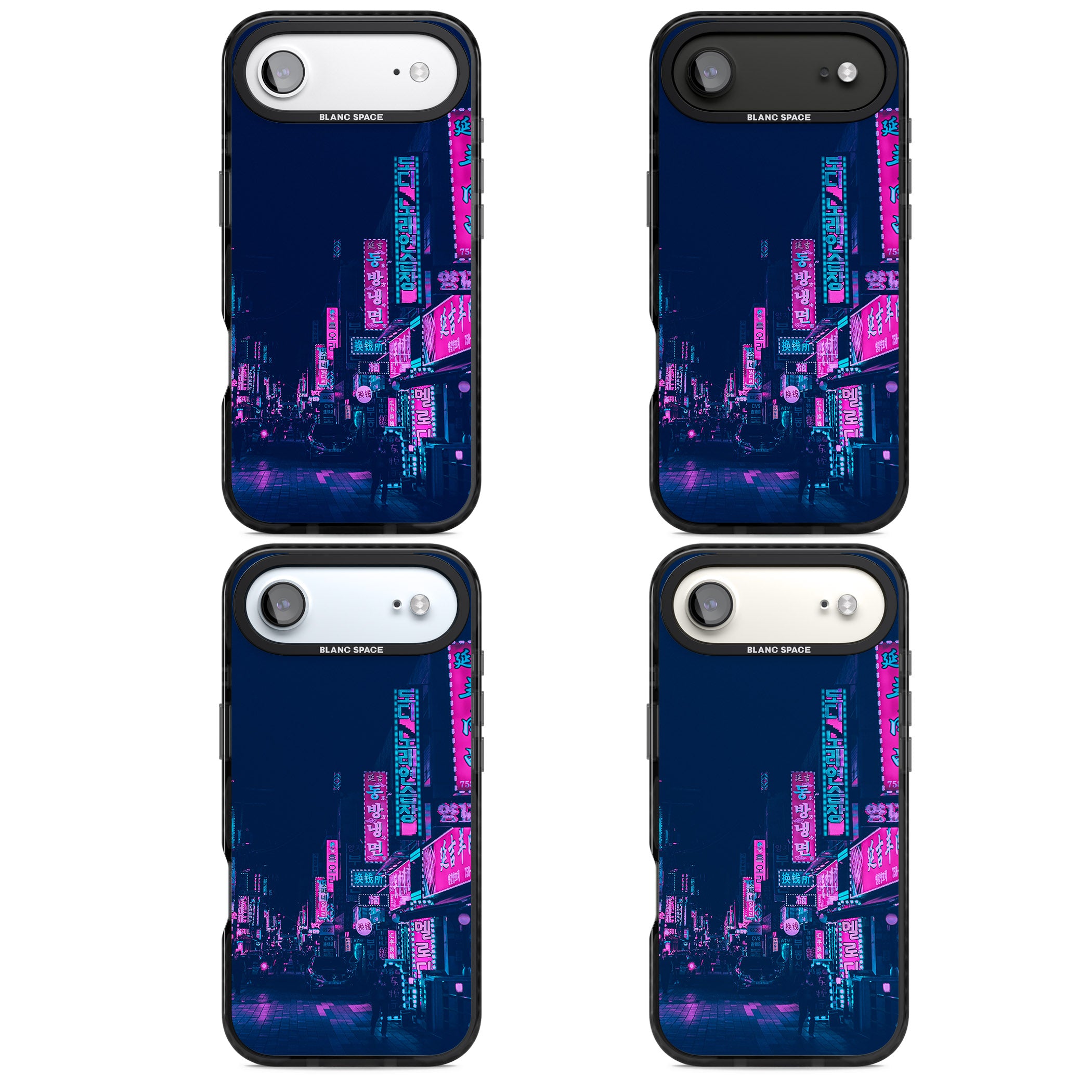 Neon Nights iPhone 17 Air Impact Black Phone Case APT Impact Protection