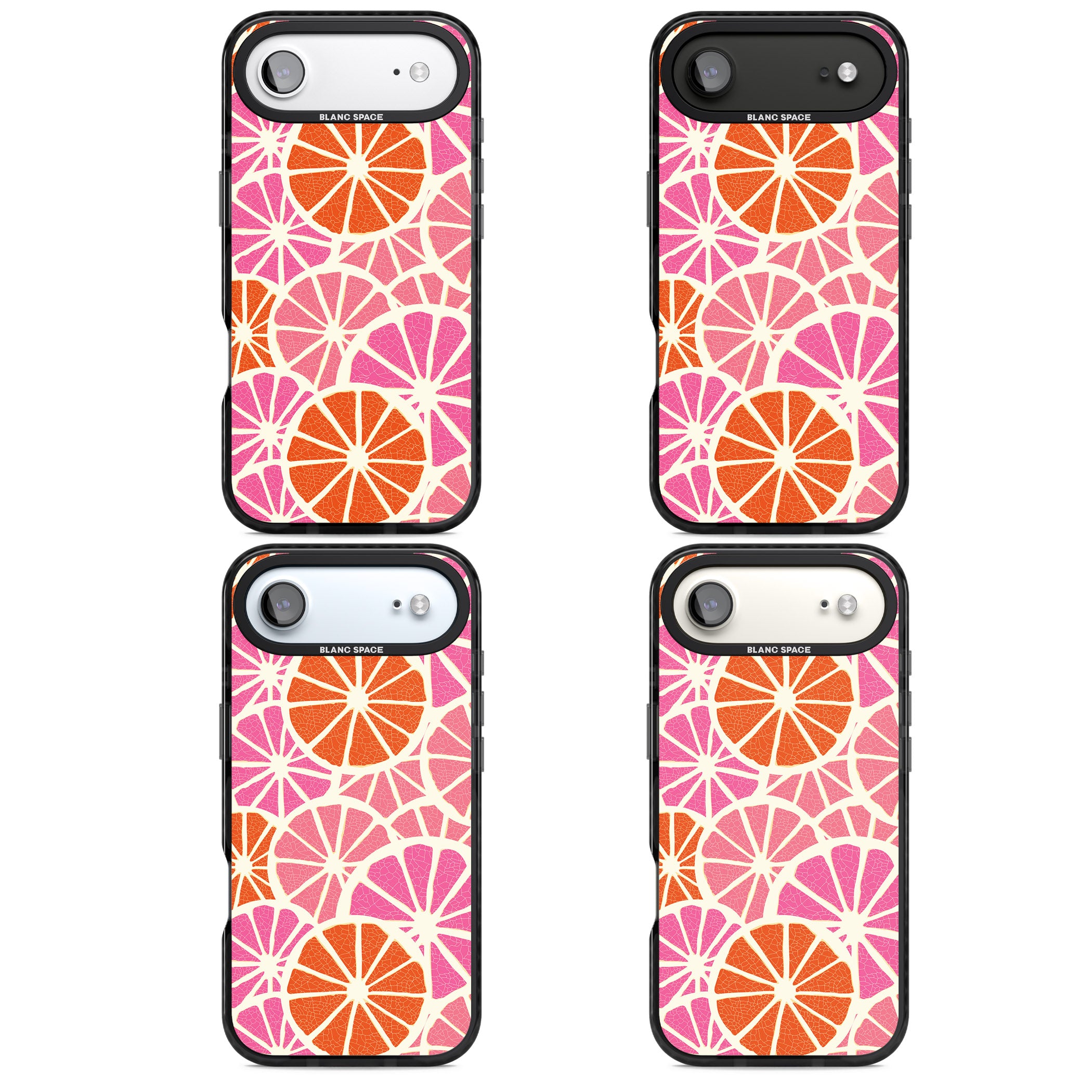 Citrus Slices iPhone 17 Air Impact Black Phone Case APT Impact Protection