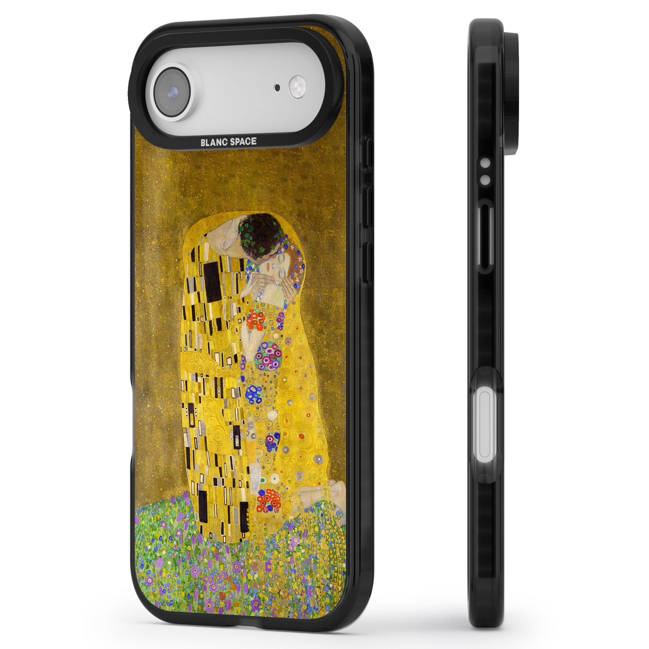 The Kiss iPhone 17 Air Impact Black Phone Case Side Profile