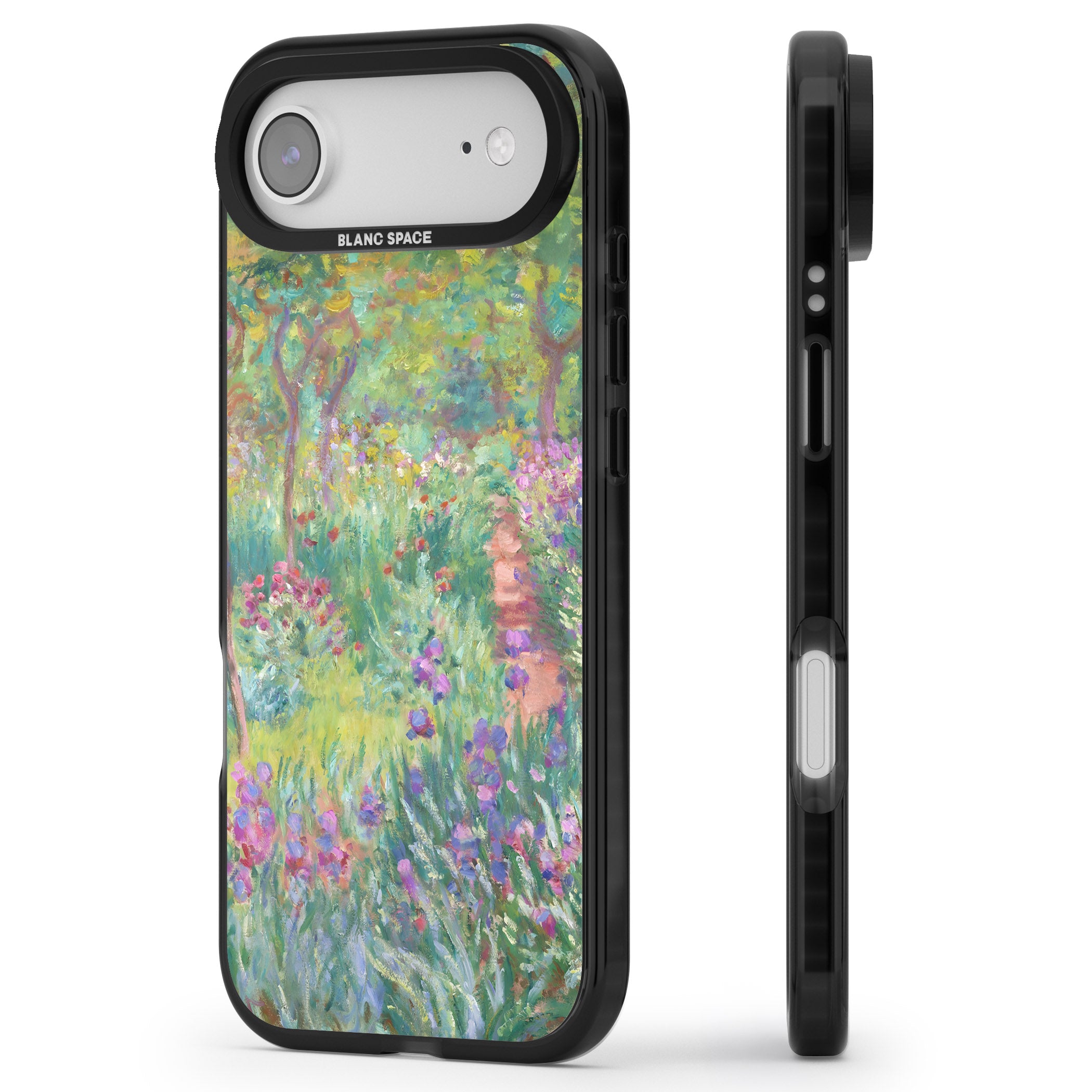 Garden in Giverny iPhone 17 Air Impact Black Phone Case Side Profile