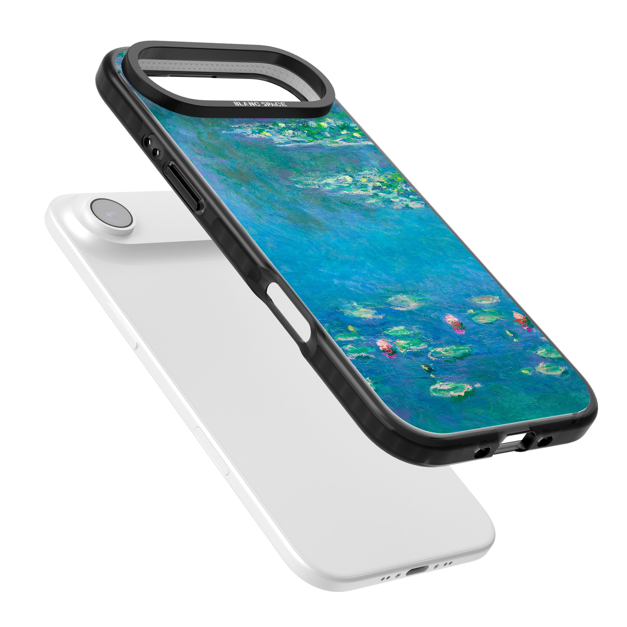 Water Lilies iPhone 17 Air Impact Black Phone Case Colours