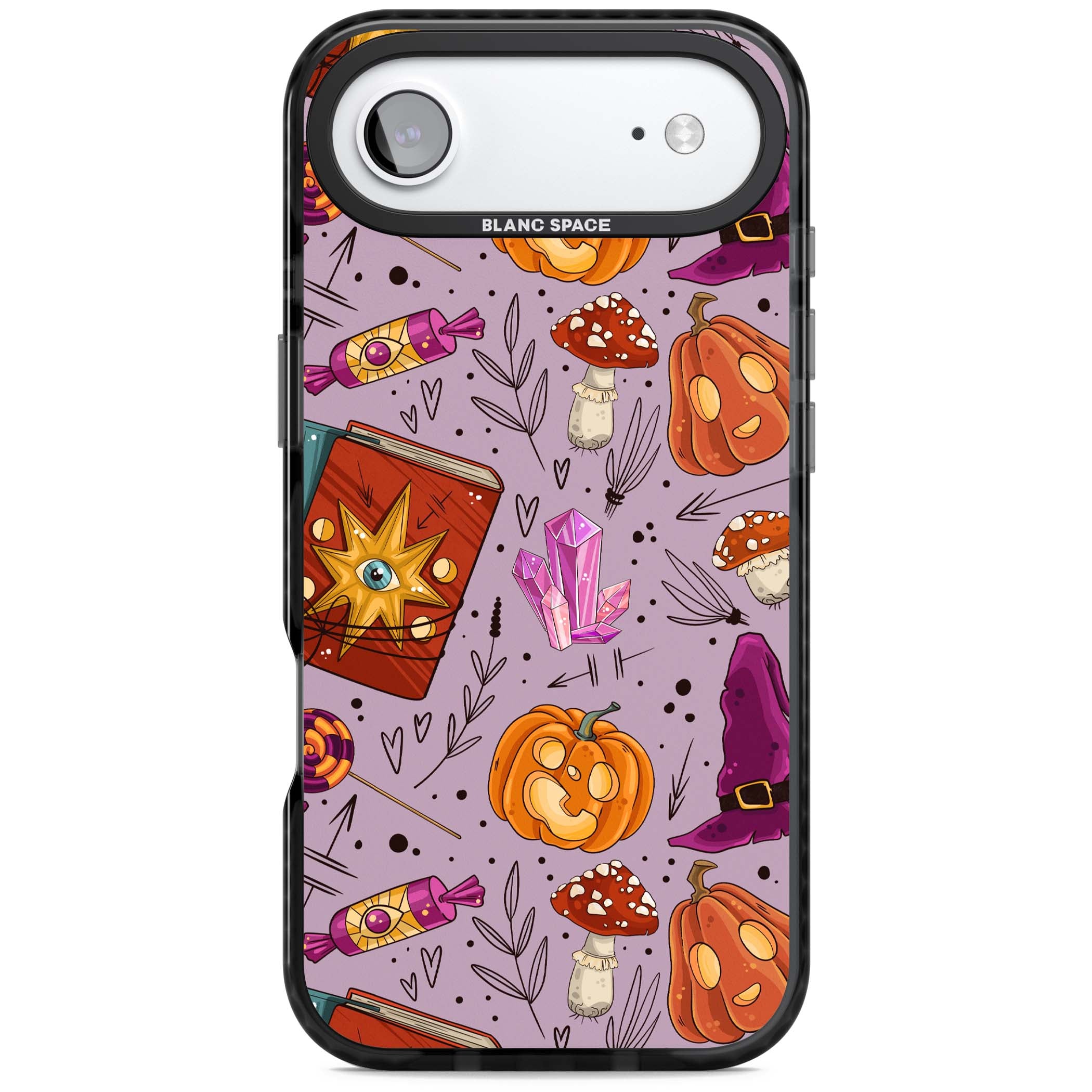 Witchy Cartoon Halloween Pattern