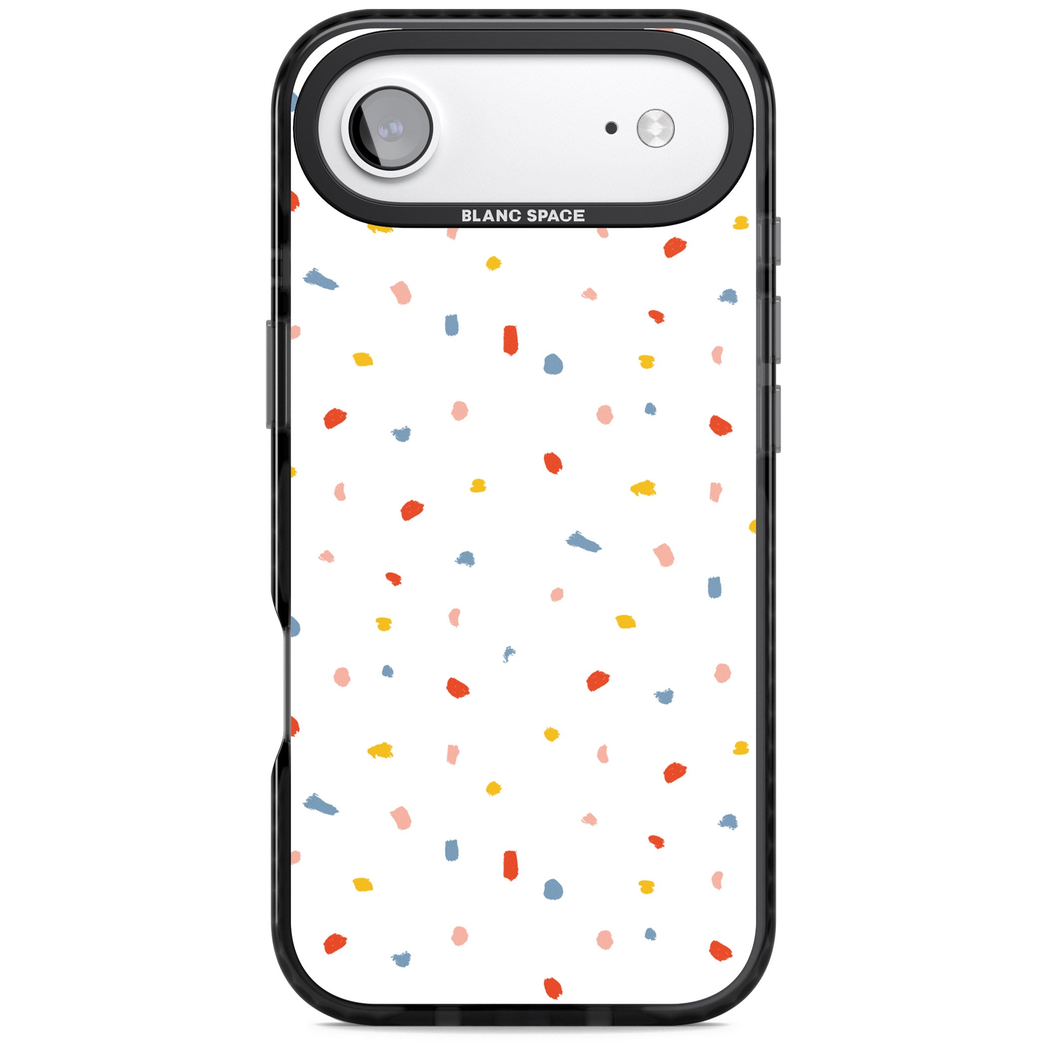 Confetti Speckle iPhone 17 Air Impact Black Phone Case