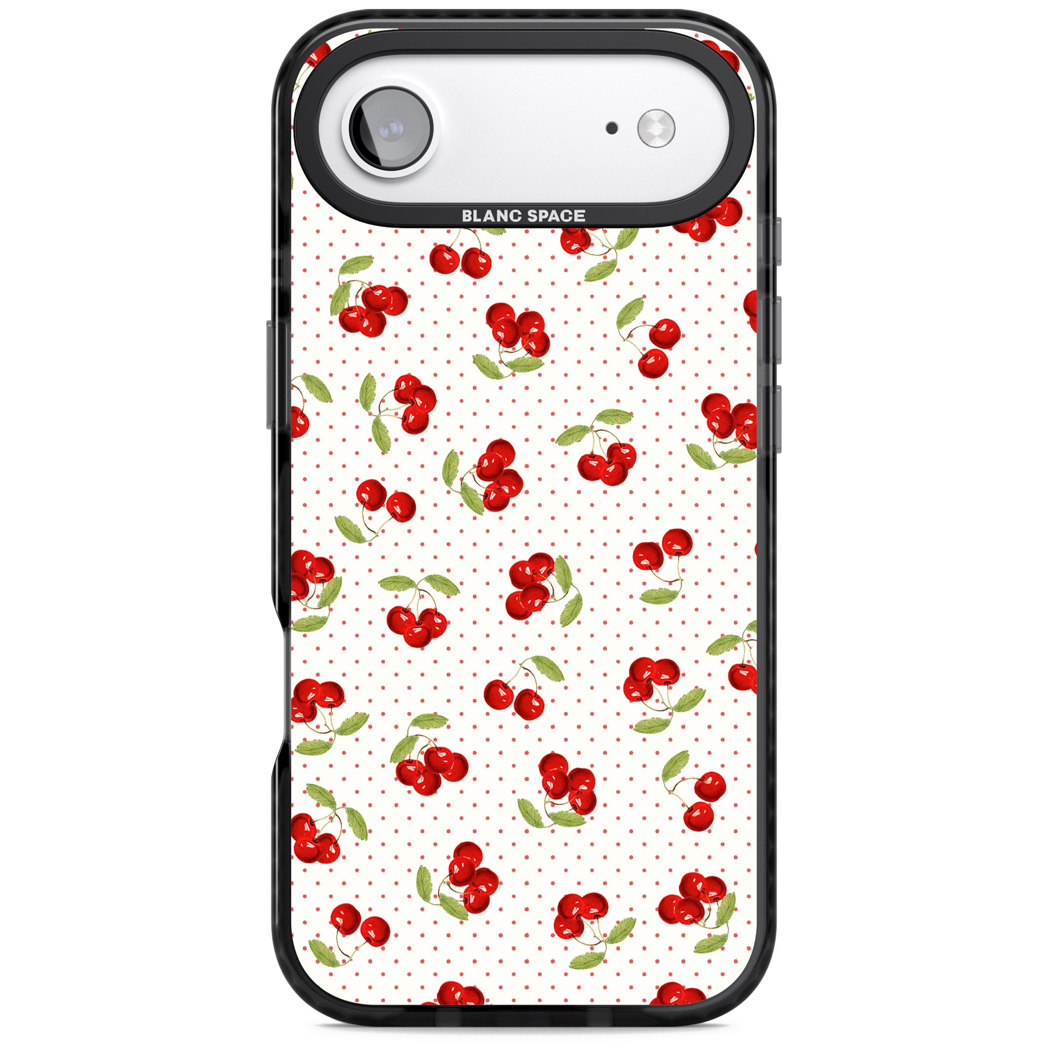 Cherry Picking iPhone 17 Air Impact Black Phone Case