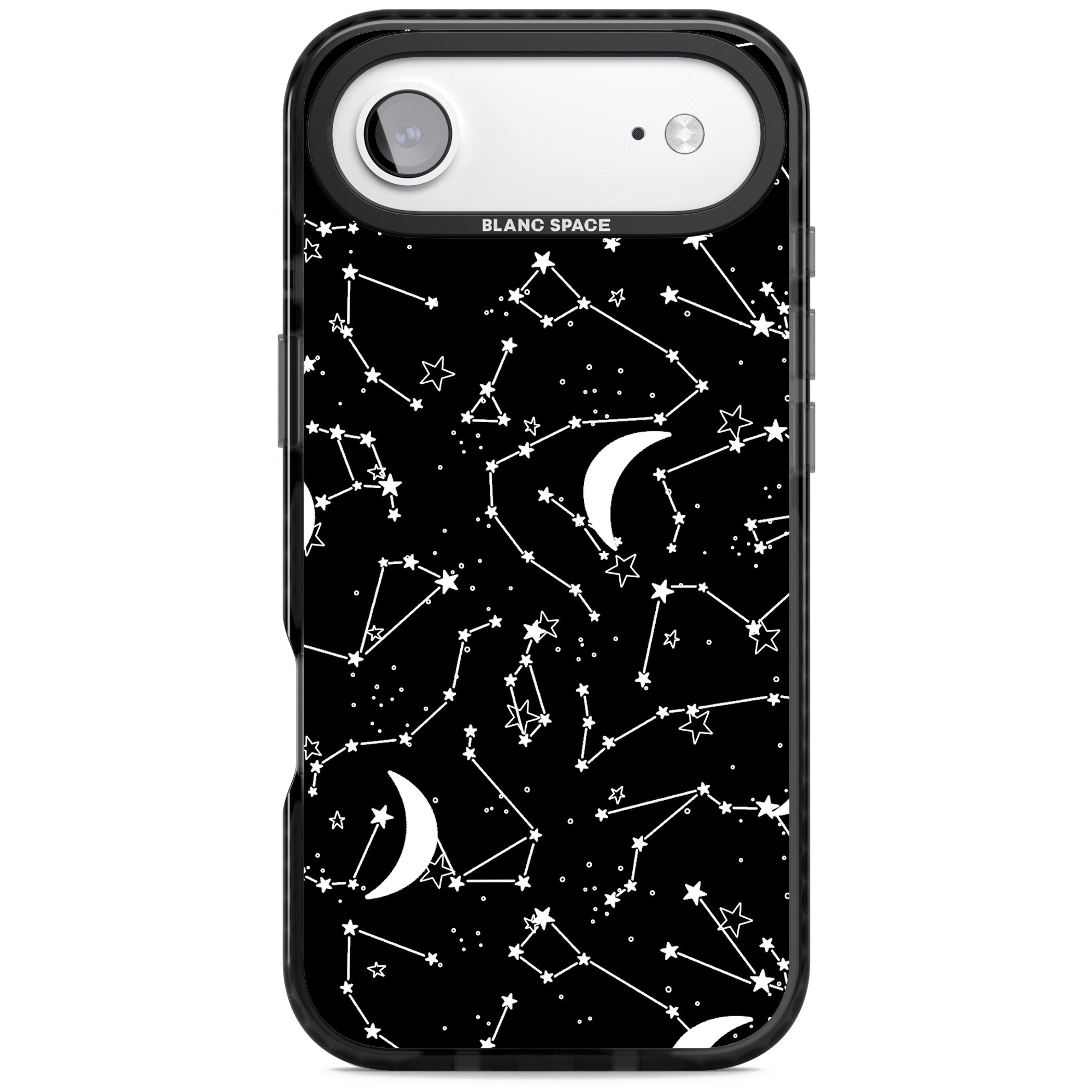 Black Celestial Constellations iPhone 17 Air Impact Black Phone Case