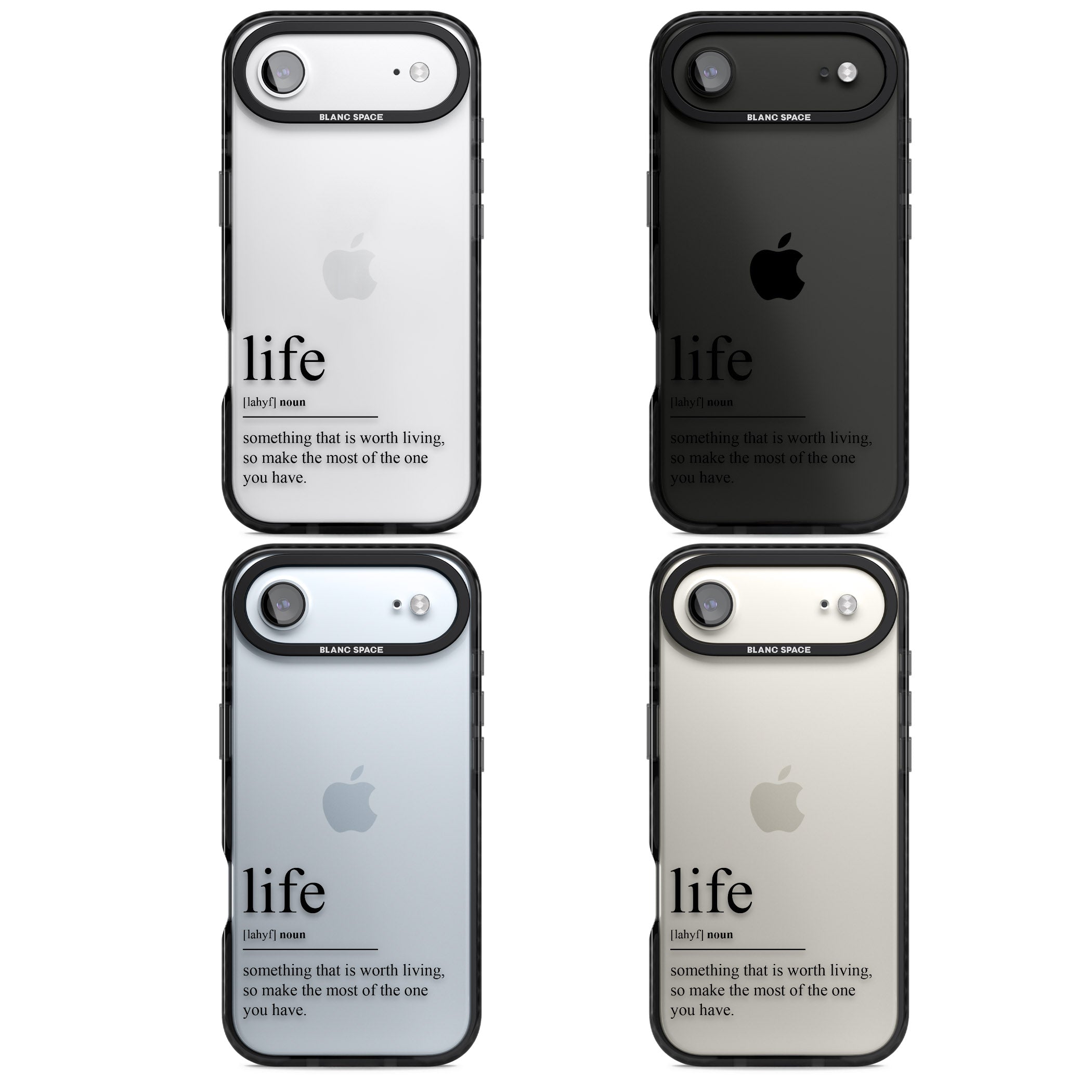 Life iPhone 17 Air Impact Black Phone Case APT Impact Protection