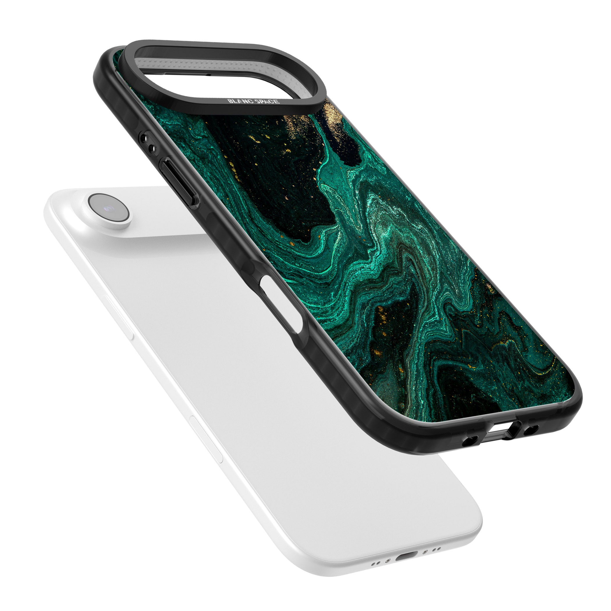 Emerald Lagoon iPhone 17 Air Impact Black Phone Case Colours