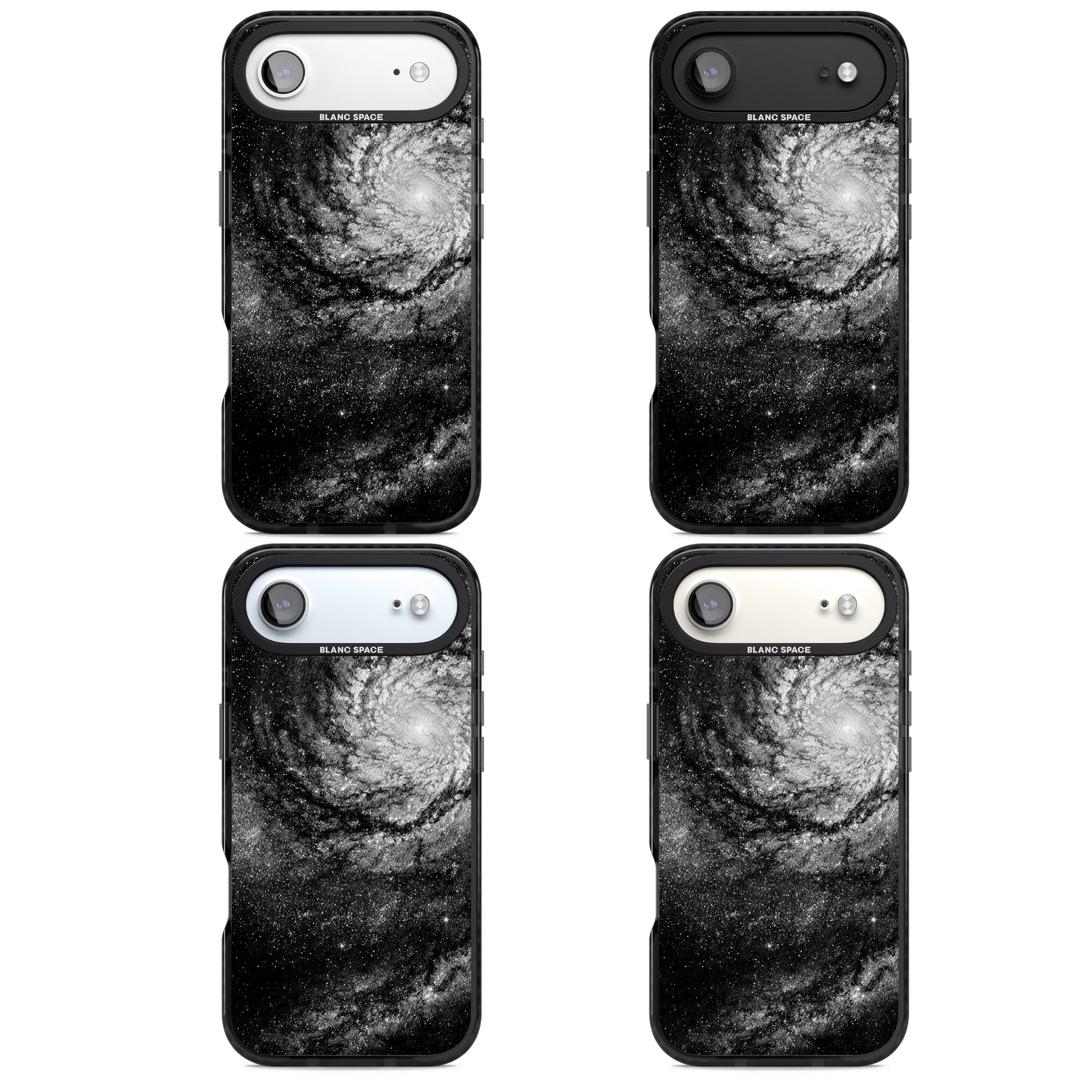 Night Sky Galaxies: Milky Way Galaxy iPhone 17 Air Impact Black Phone Case APT Impact Protection