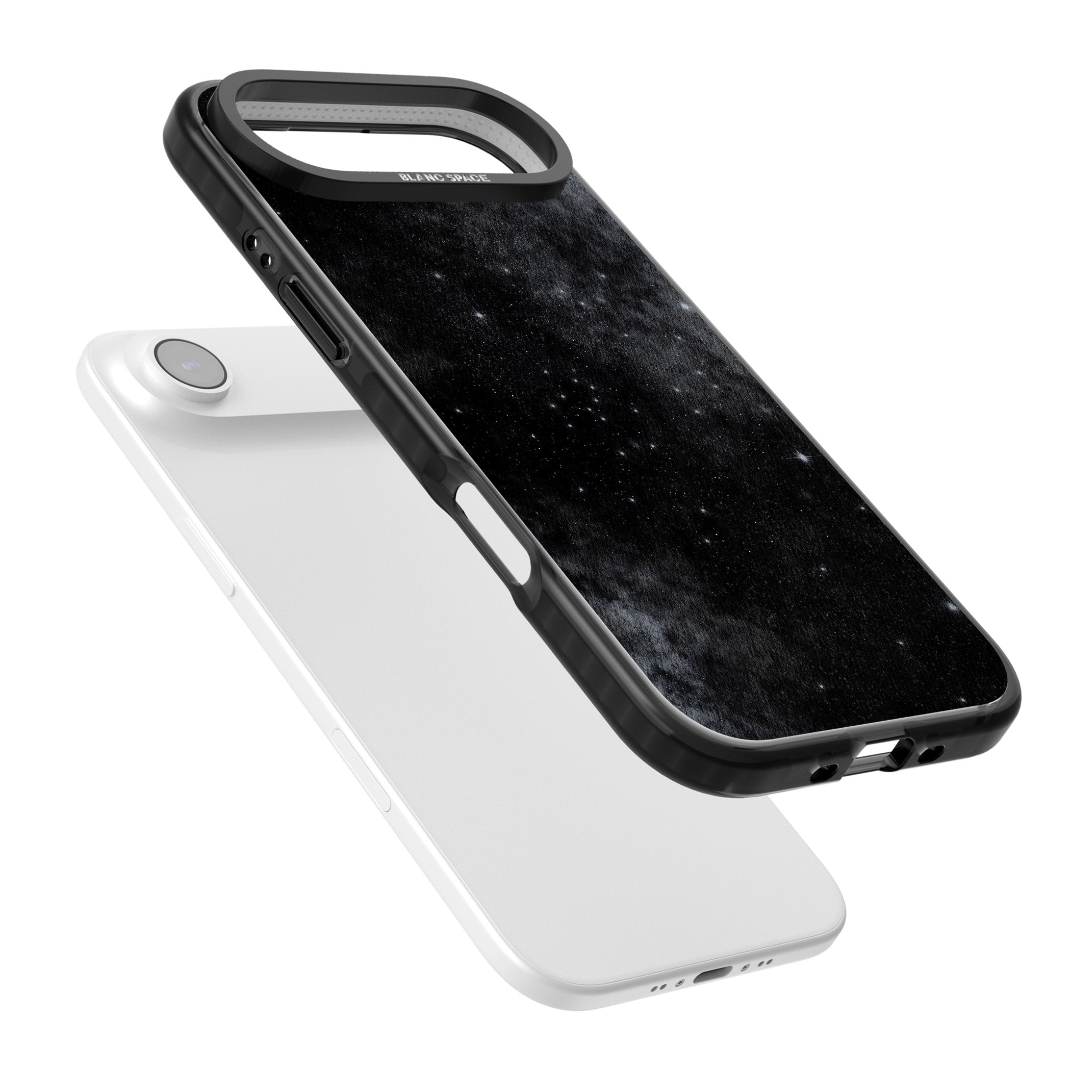 Night Sky Galaxies: Shimmering Stars iPhone 17 Air Impact Black Phone Case Colours