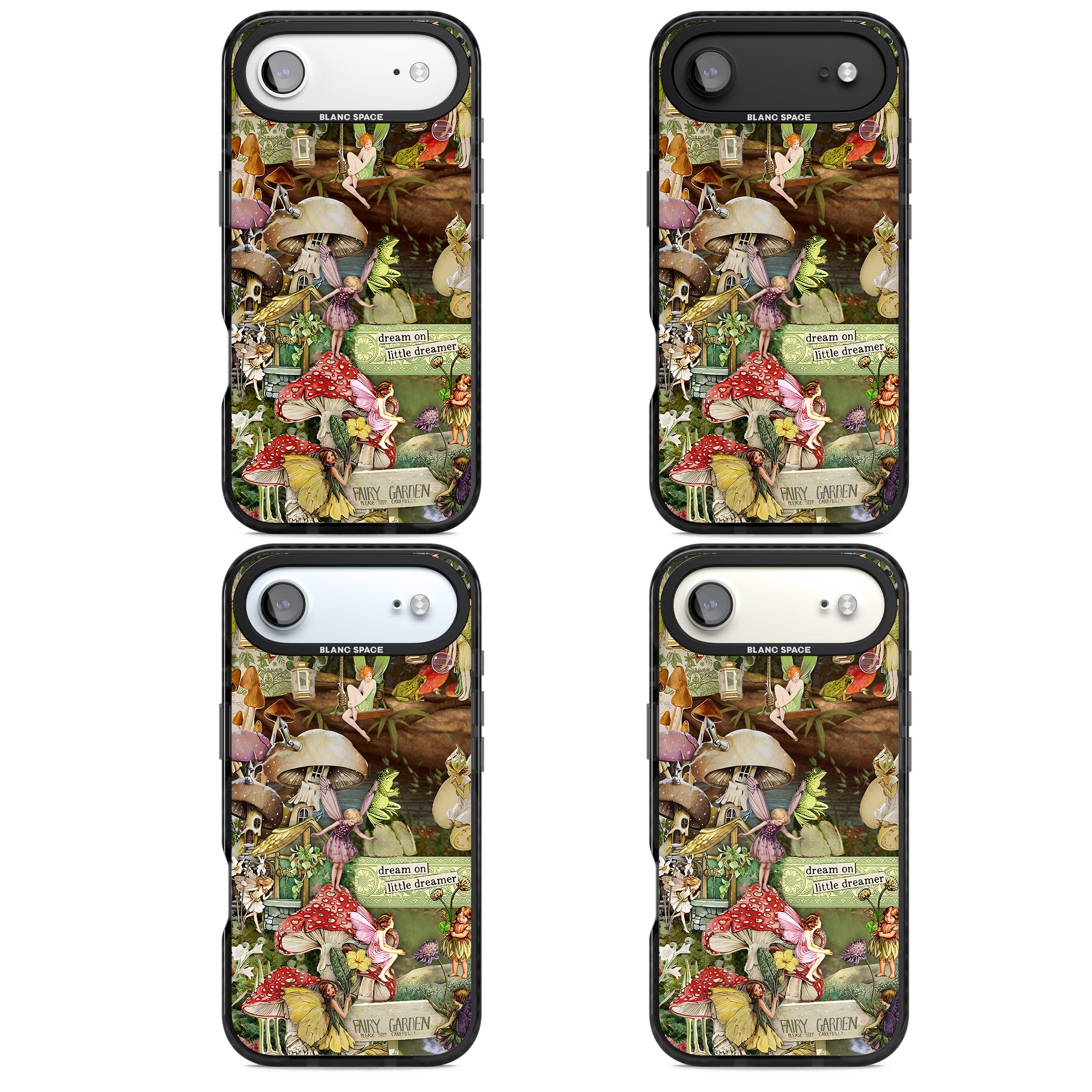 Dreamy Garden iPhone 17 Air Impact Black Phone Case APT Impact Protection