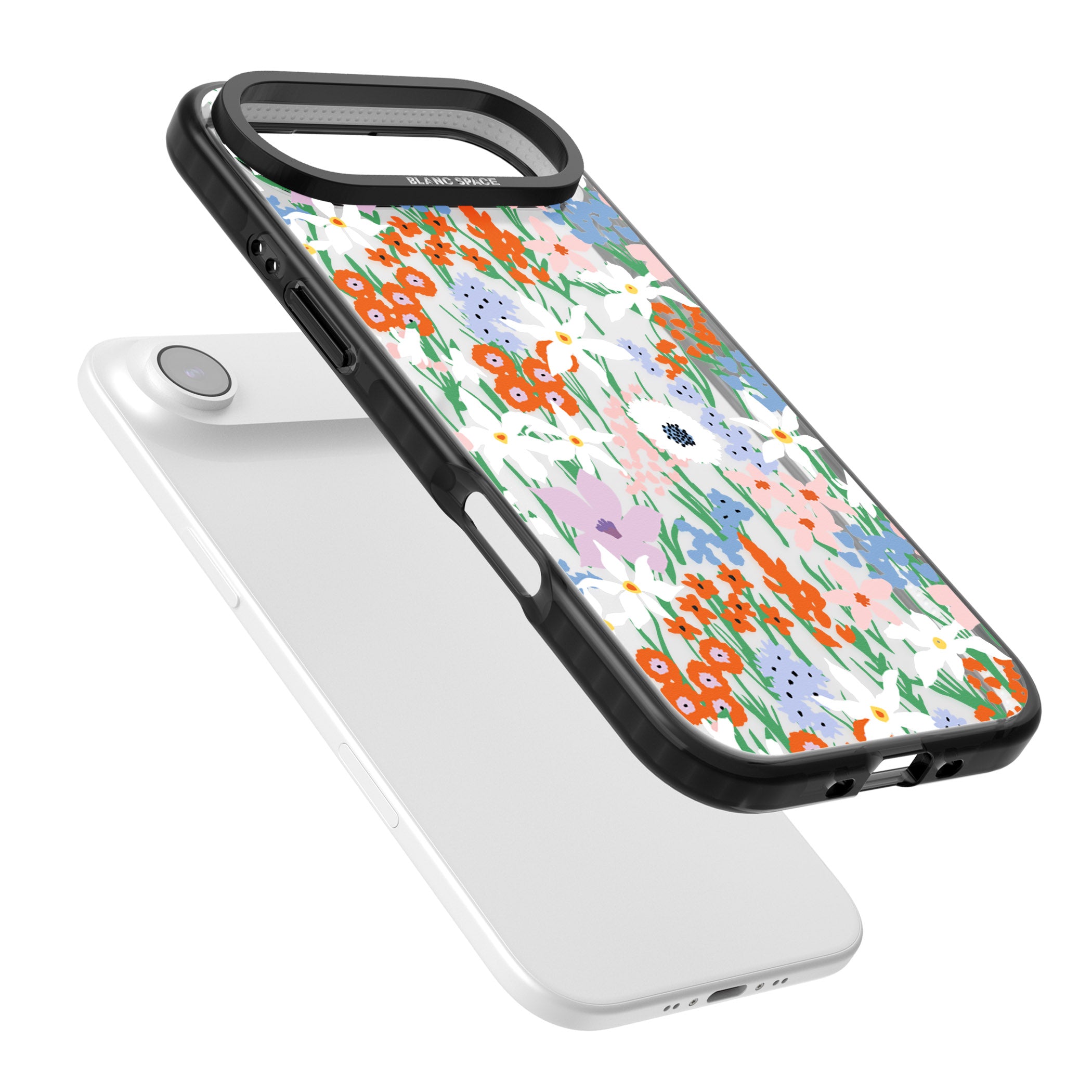 Floral Bouquet: Vibrant Blooms iPhone 17 Air Impact Black Phone Case Colours