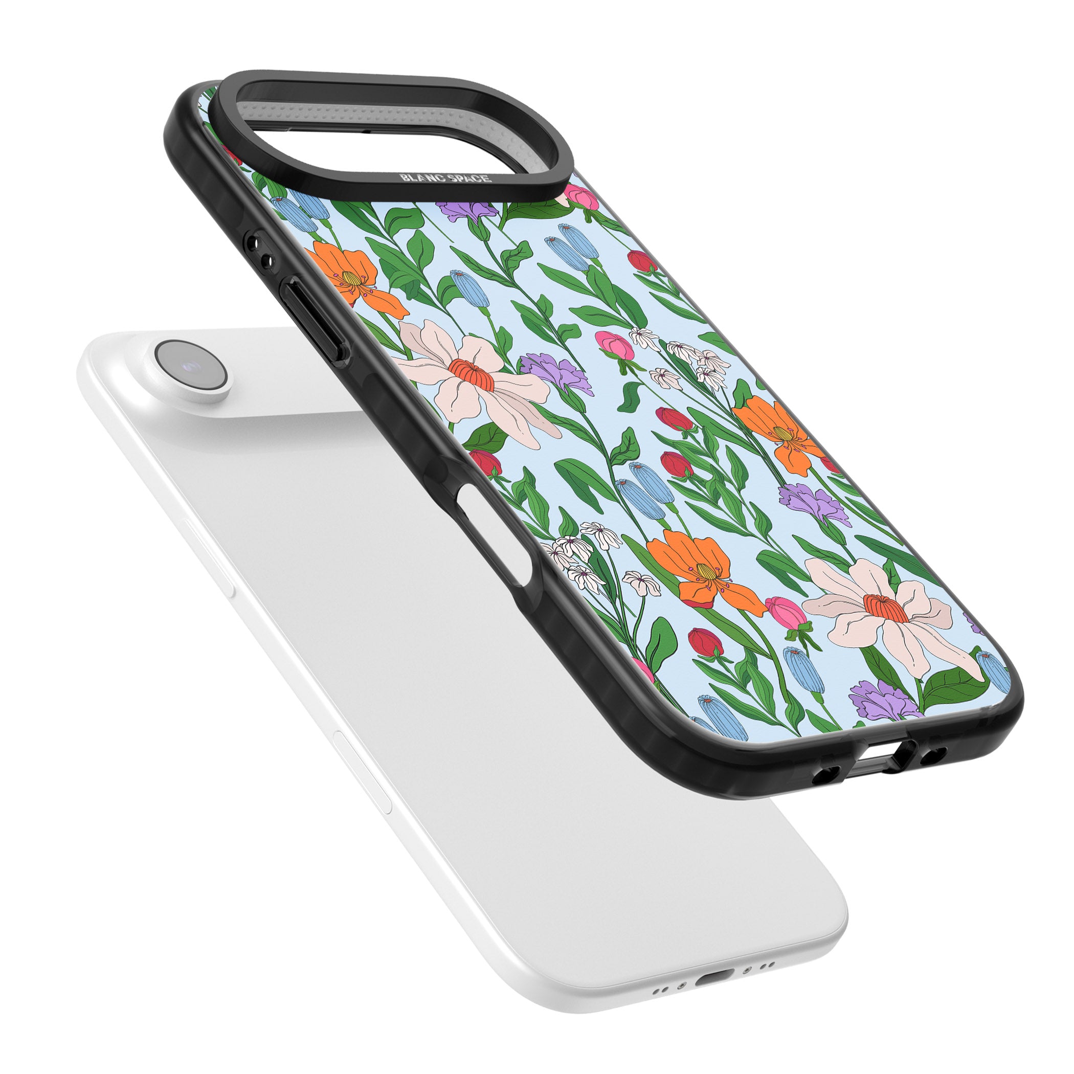 Full Bloom Background iPhone 17 Air Impact Black Phone Case Colours