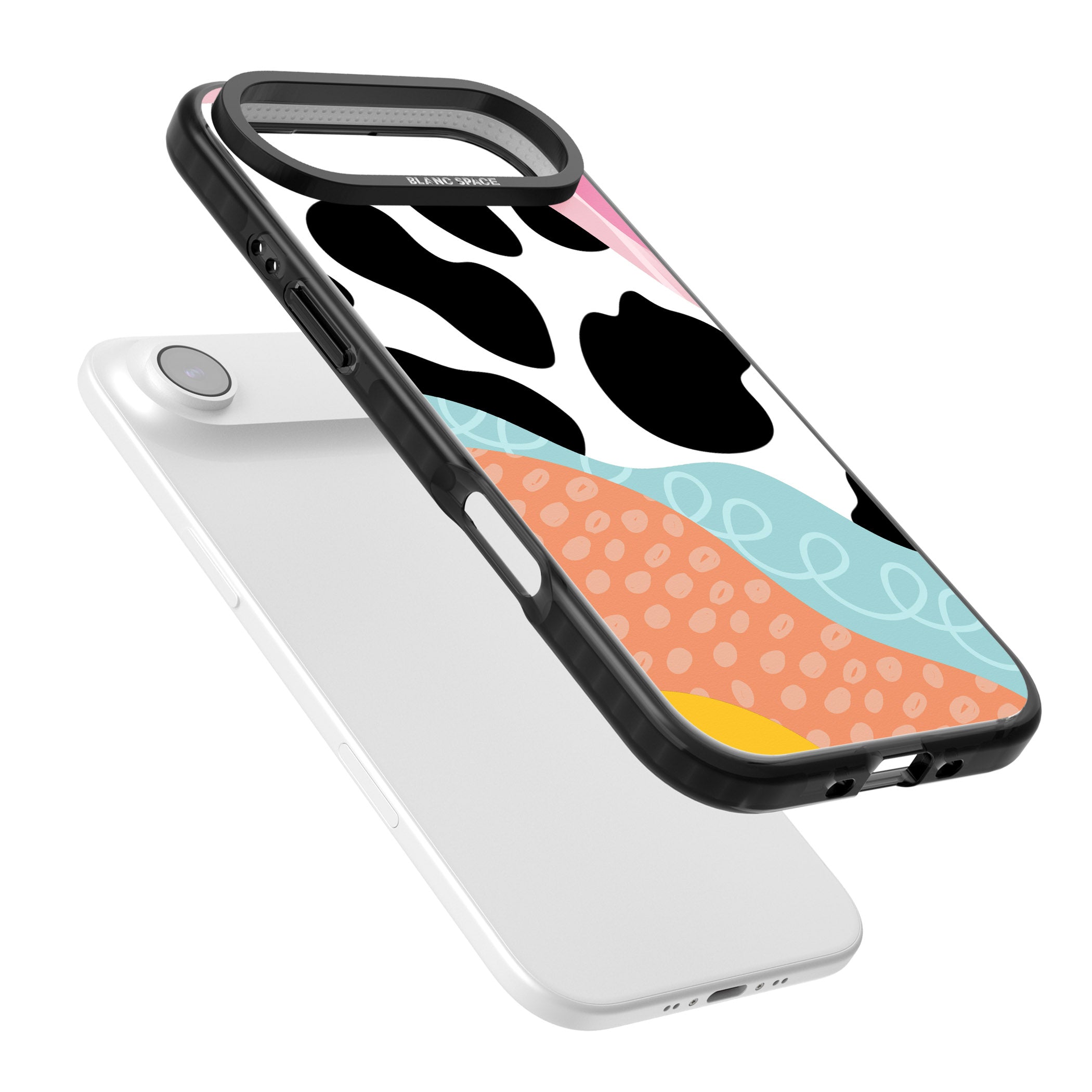 Abstract Elegance iPhone 17 Air Impact Black Phone Case Colours