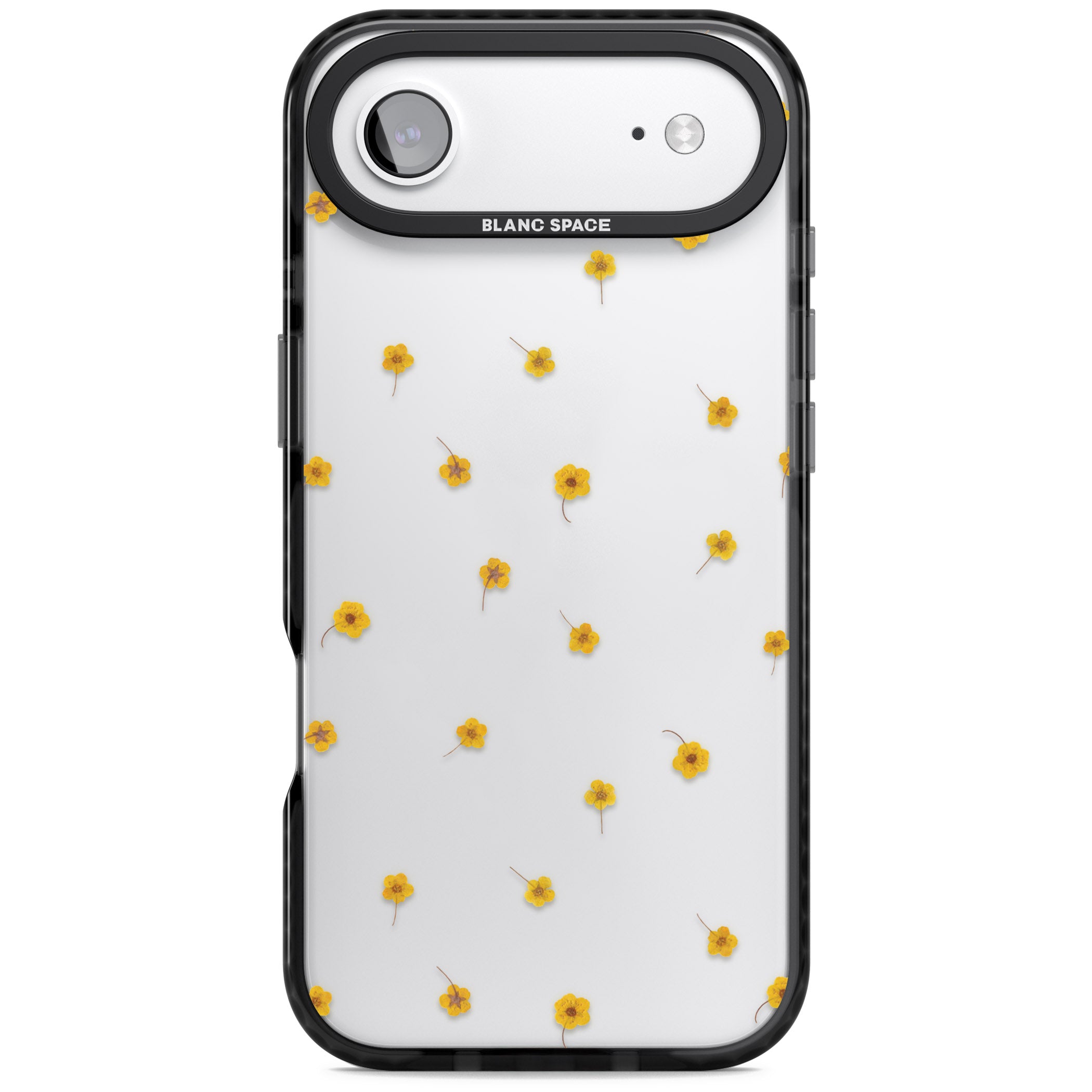 Sunny Scatter Flower iPhone 17 Air Impact Black Phone Case