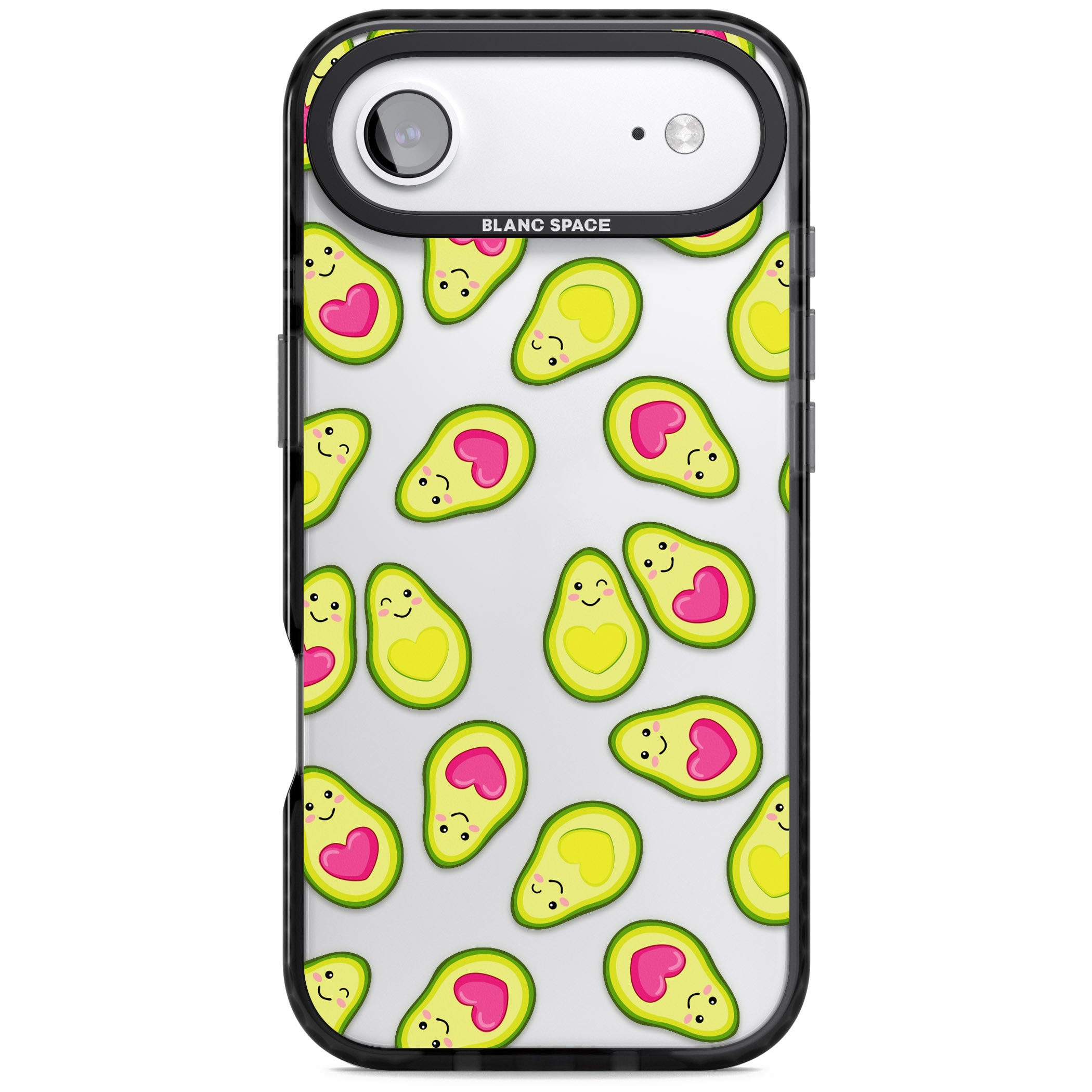 Avocado Love iPhone 17 Air Impact Black Phone Case