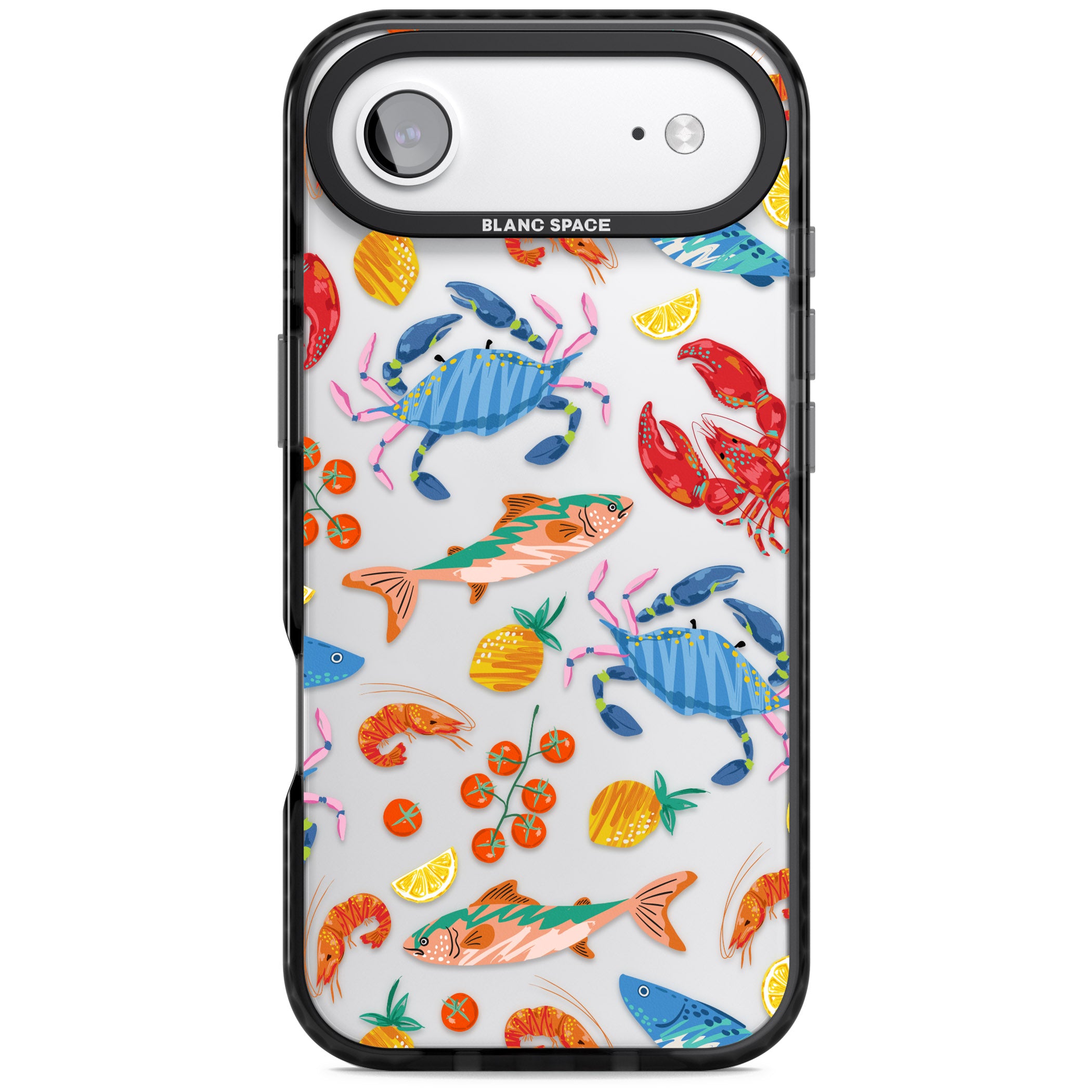 Vibrant Sealife iPhone 17 Air Impact Black Phone Case