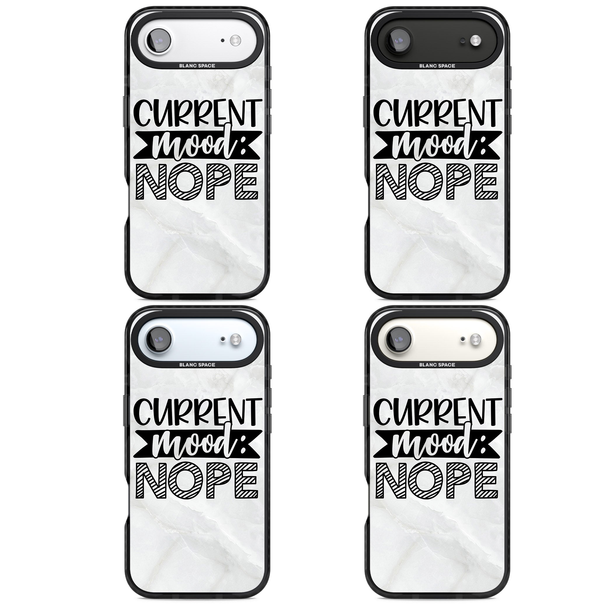 Current Mood Nope iPhone 17 Air Impact Black Phone Case APT Impact Protection